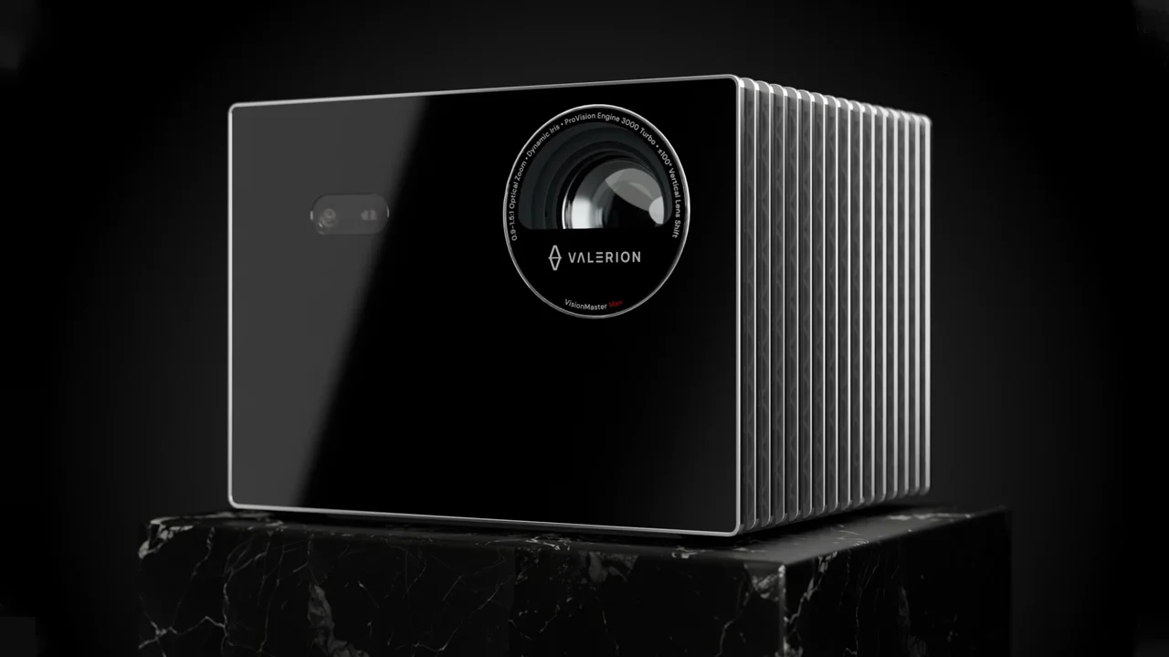 Neuheit von der IFA 2025: VisionMaster Max – Premium-Projektor Valerion mit Dolby Vision, IMAX Enhanced und Smart-Home-Unterstützung.