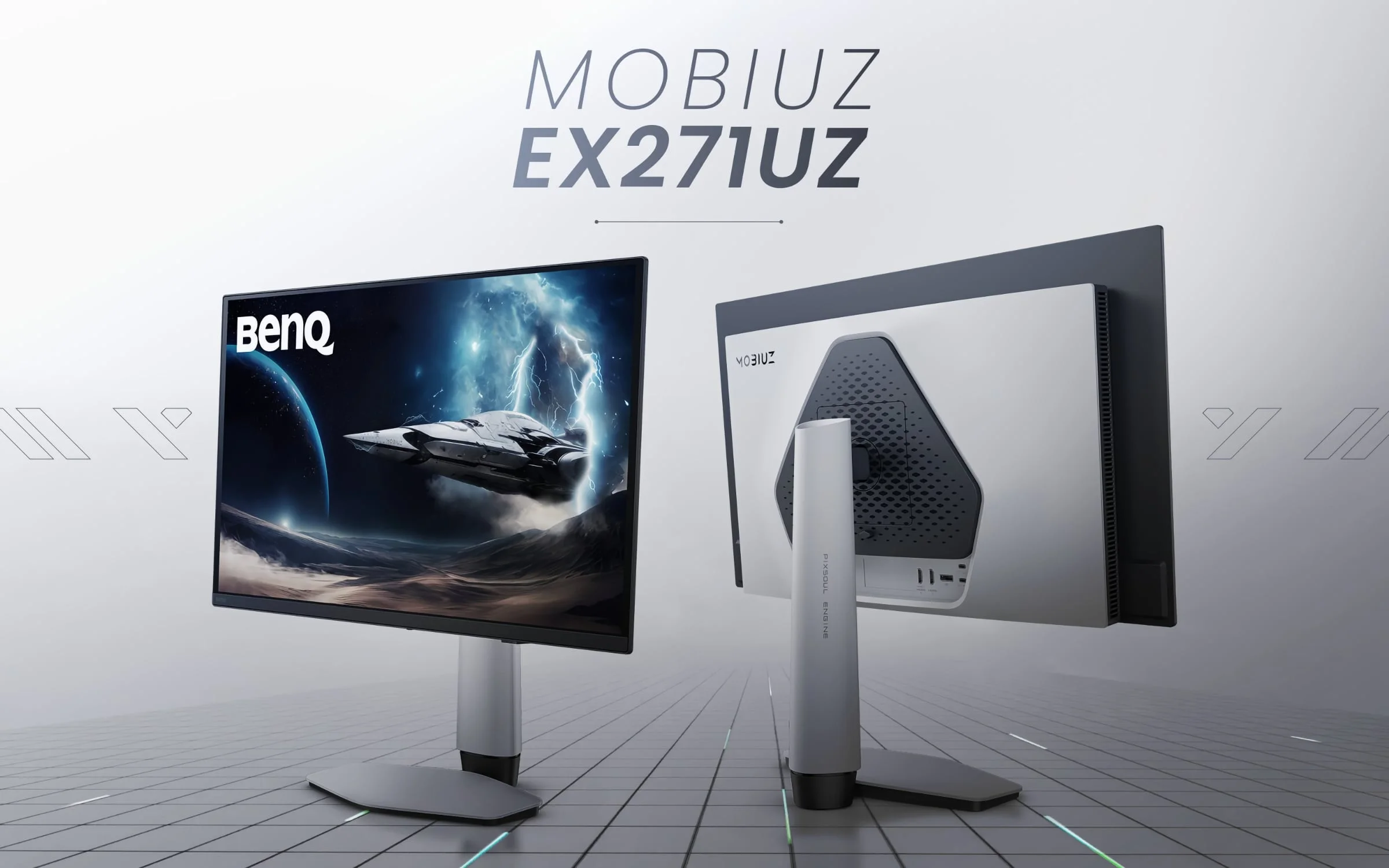 BenQ EX321UZ mit DisplayPort 2.1 – 4K 240Hz und QD-OLED für anspruchsvolle Spieler. Die Premiere der MOBIUZ-Monitore bereits 2026.