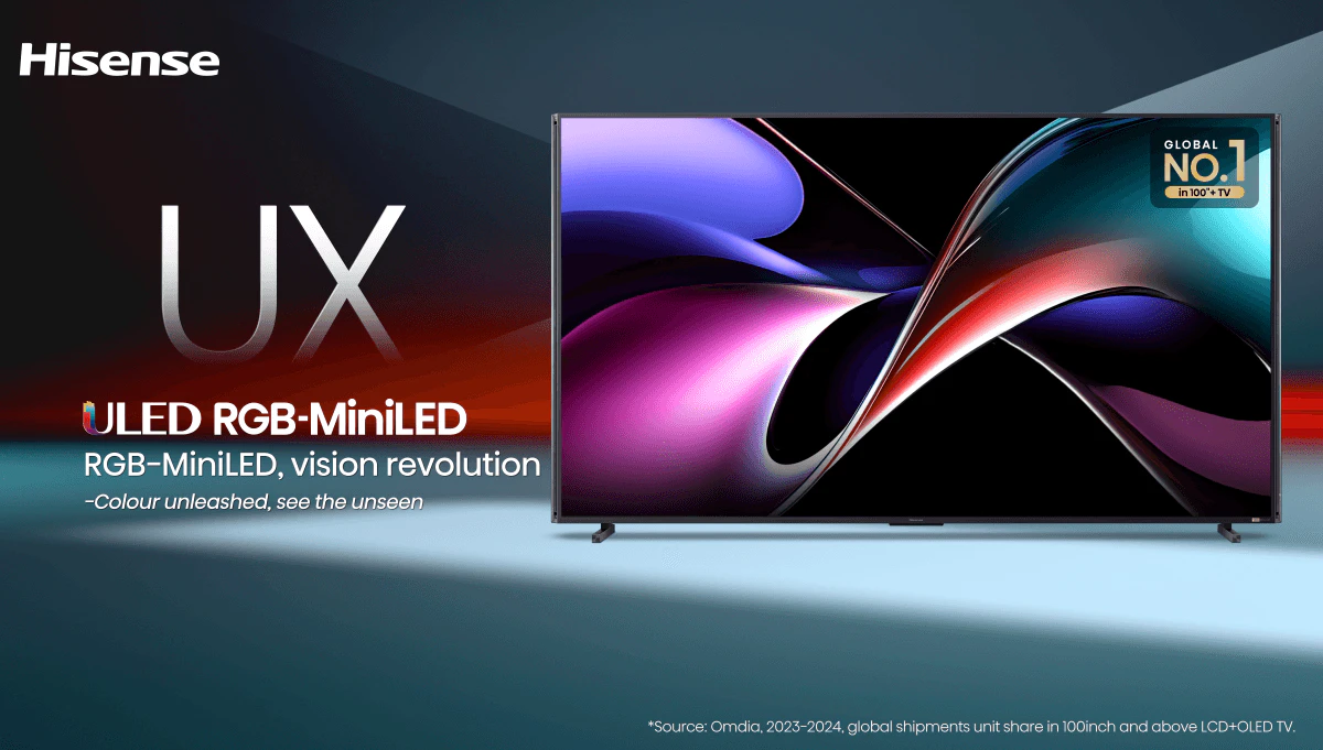 Hisense U75QG 116” Mini-LED już w USA. Gigantyczny ekran, 4000 nitów jasności i system Google TV. Kiedy premiera w Polsce i Europie?