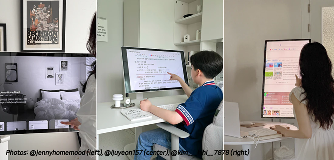 LG Smart Monitor Swing – ergonomics, mobility and 4K UHD picture. Ideal for creators, gamers and families.