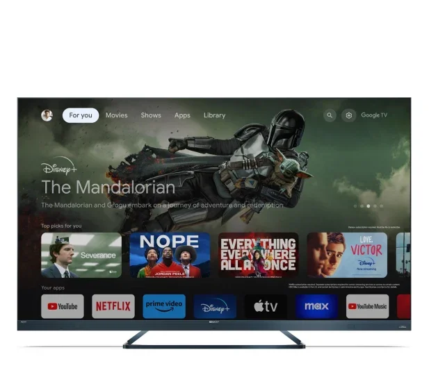 Gamingowy TV SHARP 65FQ8EG QLED 65” 4K 144Hz z HDMI 2.1 i Google TV. Promocja Media Expert – tylko 3509 zł w limitowanej ofercie.