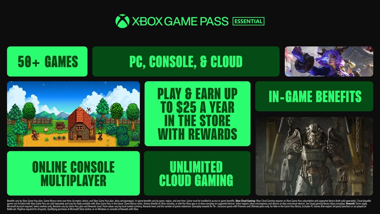 Game Pass Ultimate jetzt 114,99 zł pro Monat in Polen. Premierenspiele von Microsoft, EA Play und Ubisoft+ Classics in einem Abonnement.