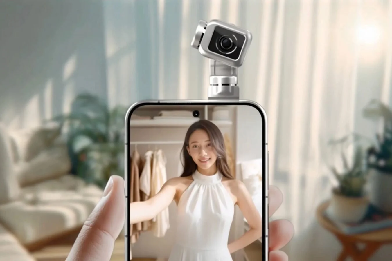Honor Robot Phone łączy smartfon z robotem-asystentem. Ruchoma kamera, AI i futurystyczny design zmieniają sposób nagrywania wideo.