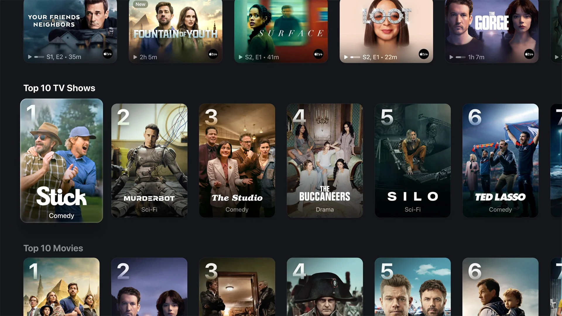 Apple TV stawia na jakość. W 2026 zobaczymy Greyhound 2, Outcome i kolejne sezony Ted Lasso, Hijack i The Morning Show. 