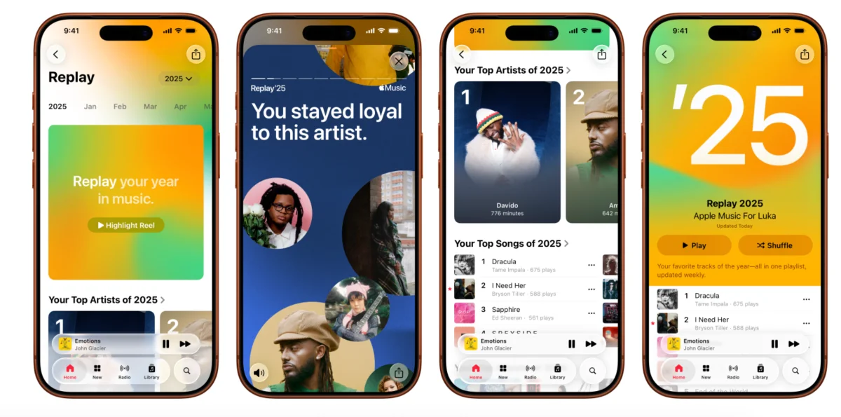YouTube Recap kontra Apple Music Replay – platformy ruszają z podsumowaniami przed premierą Spotify Wrapped.
