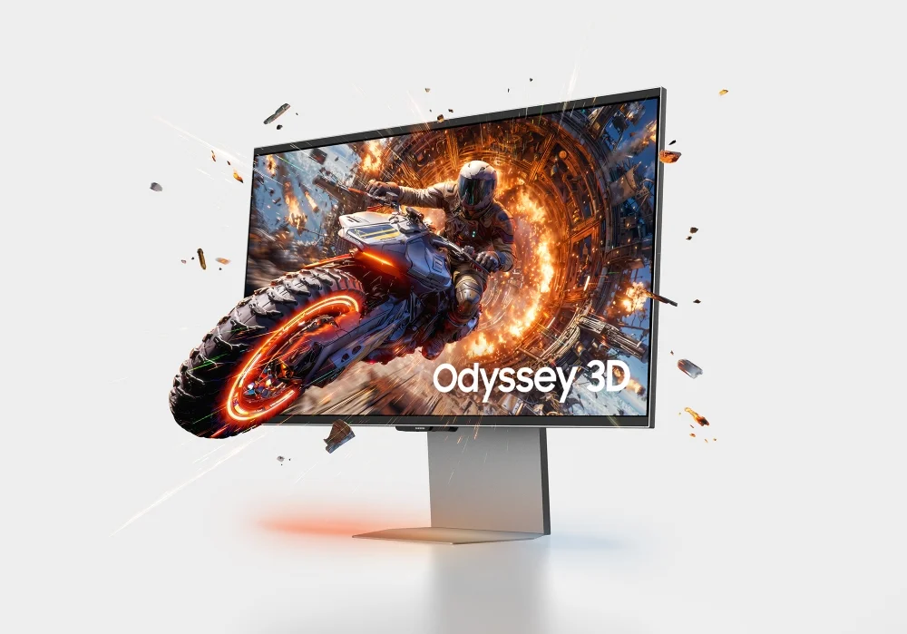 Odyssey 3D, G6 i G8 - Samsung prezentuje monitory 6K, 5K i OLED z Dual Mode oraz ekstremalnym odświeżaniem dla graczy.