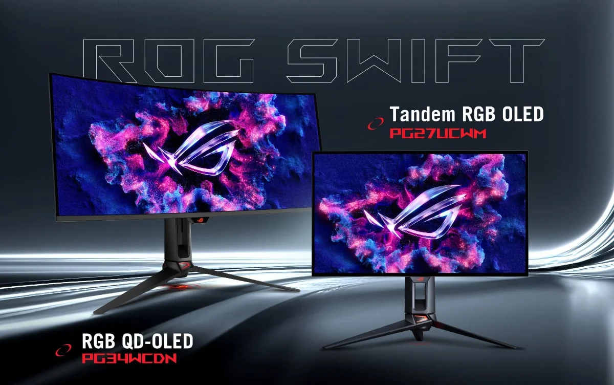 Asus i MSI stawiają na RGB-stripe w monitorach OLED 2026 Pierwsze monitory z panelami RGB-stripe oferują 4K, ultrapanoramę 21:9, odświeżanie do 360 Hz i obsługę Dolby Vision. To jasny sygnał, że OLED wchodzi w nową fazę rozwoju na rynku monitorów.