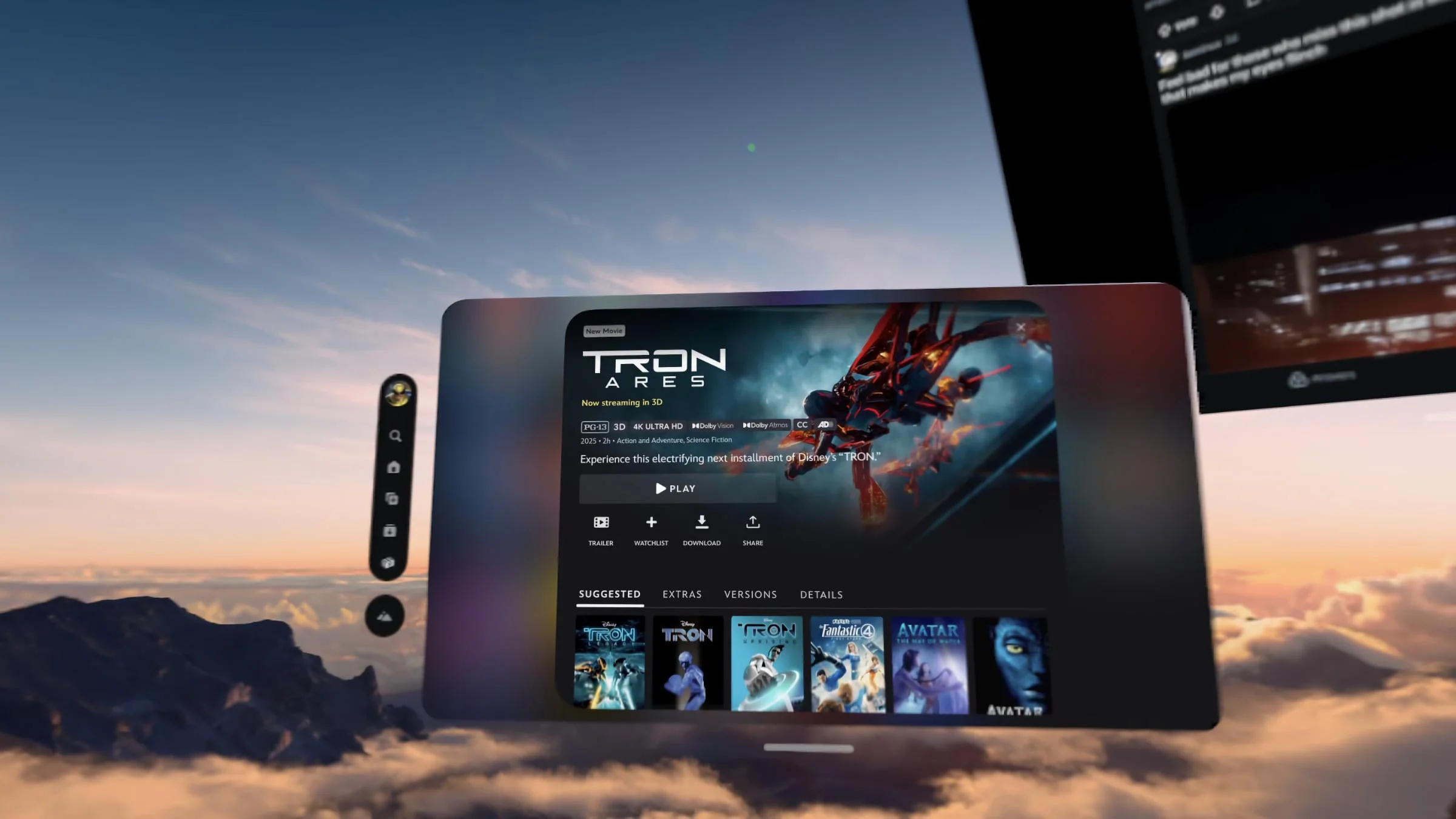 Apple Vision Pro przywraca sens technologii 3D. „Tron: Legacy” i „Tron: Ares” można oglądać w 3D 4K z Dolby Vision i Dolby Atmos.