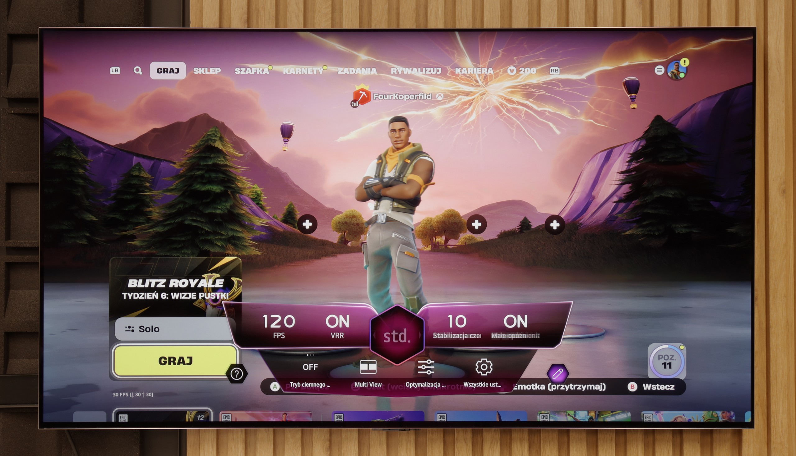 Test LG OLED G5 Funkcje dla graczy