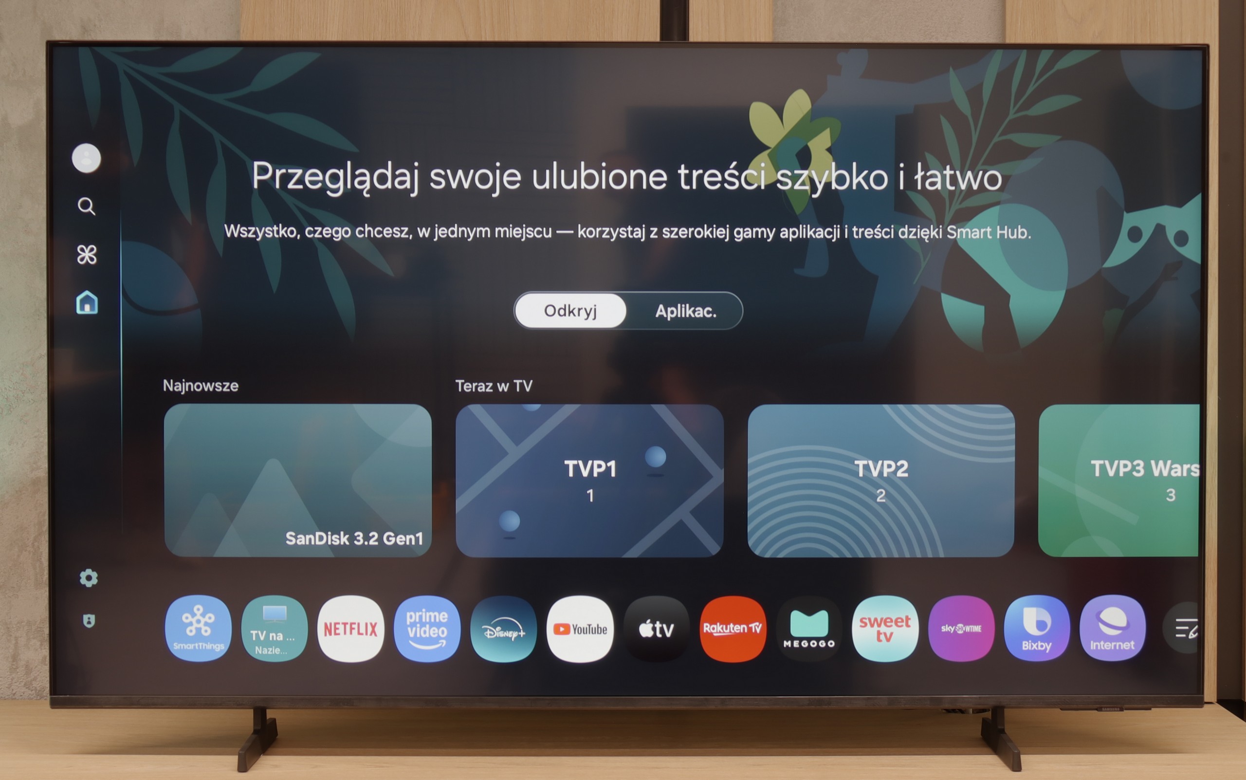 Test Samsung U8000F (IPS) Funkcje telewizora