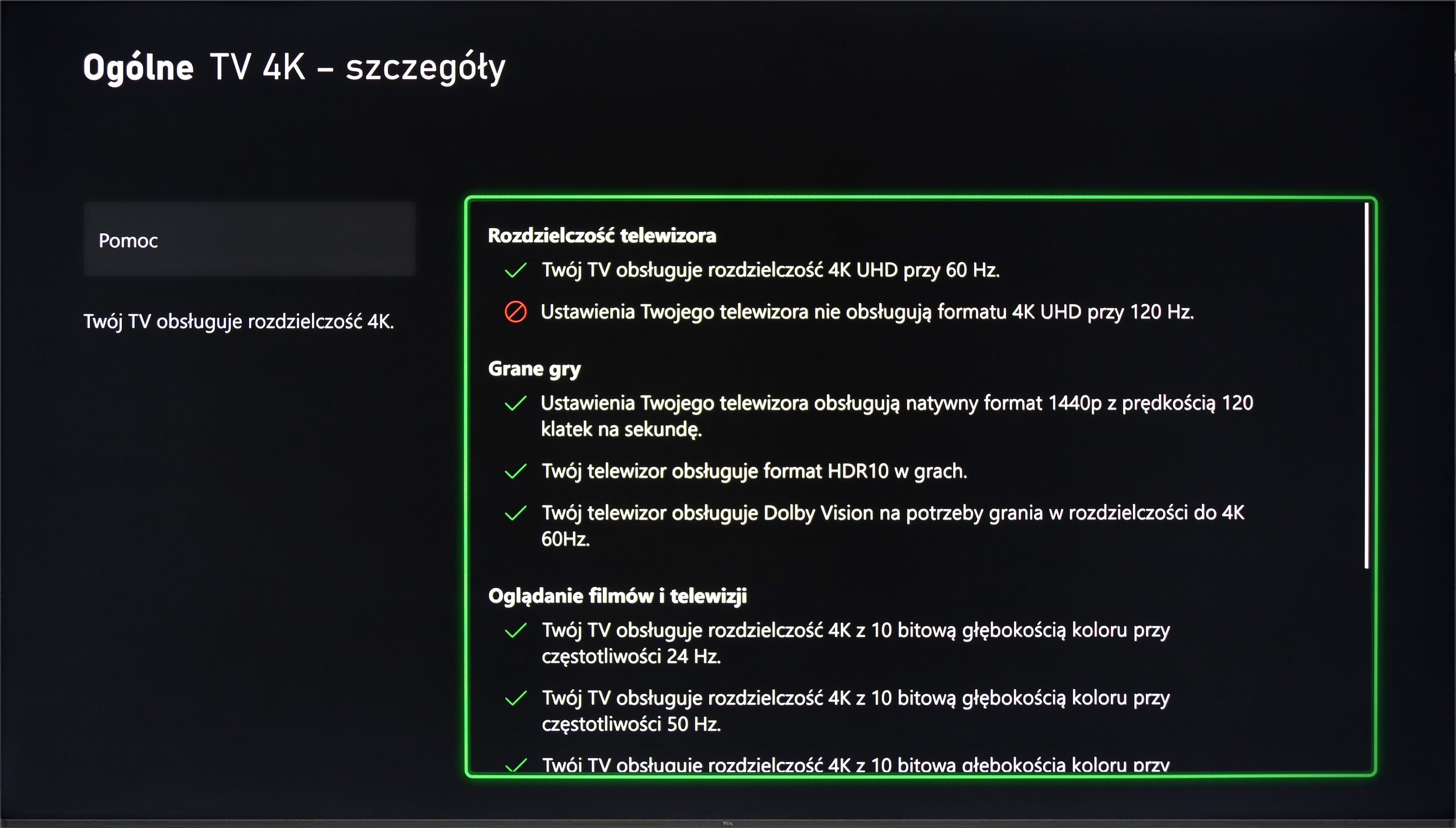 Test TCL P7K / P79K  Funkcje dla graczy