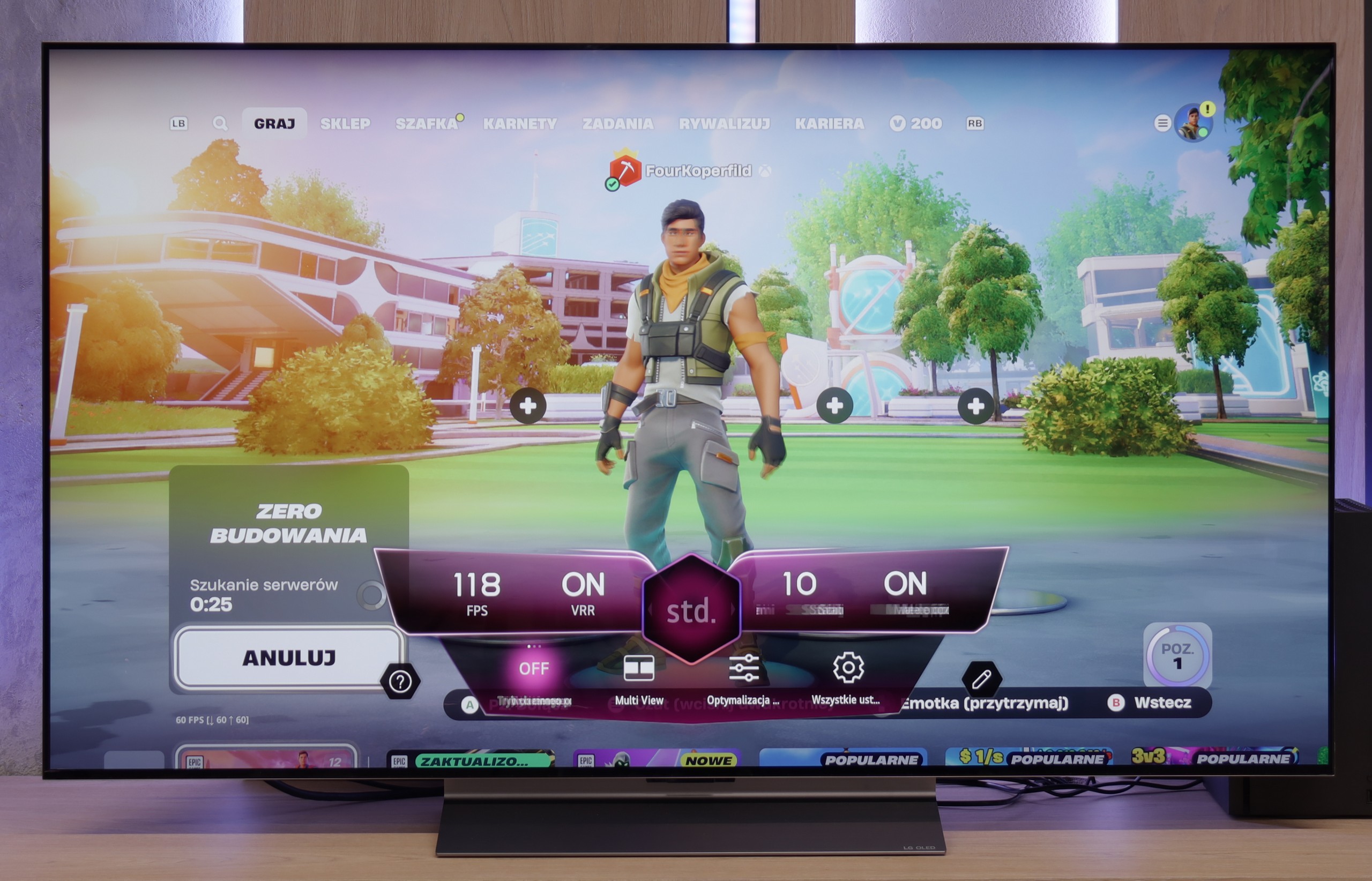 Test LG OLED C5 Funkcje dla graczy