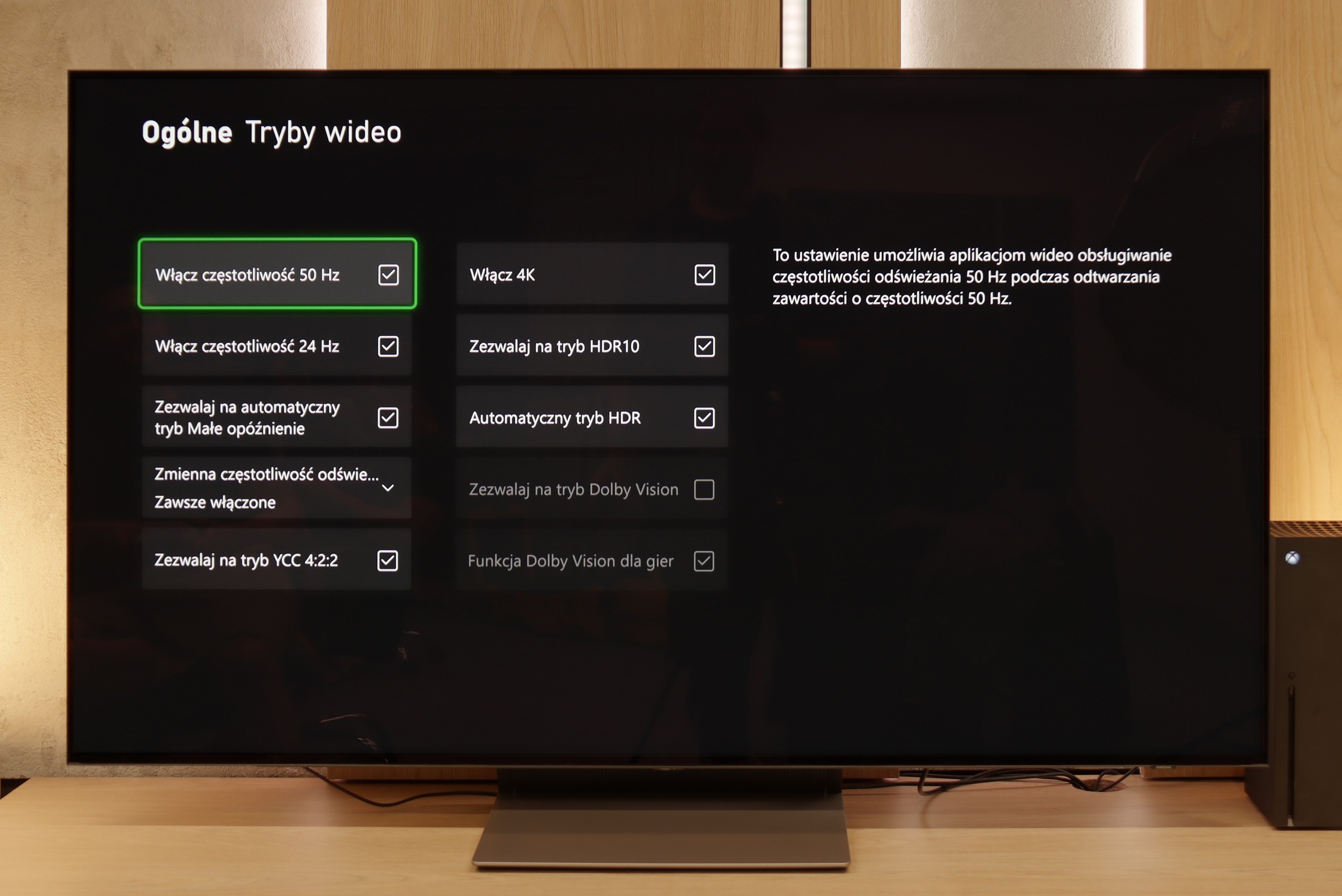 Test SAMSUNG S90F (WOLED) Funkcje dla graczy