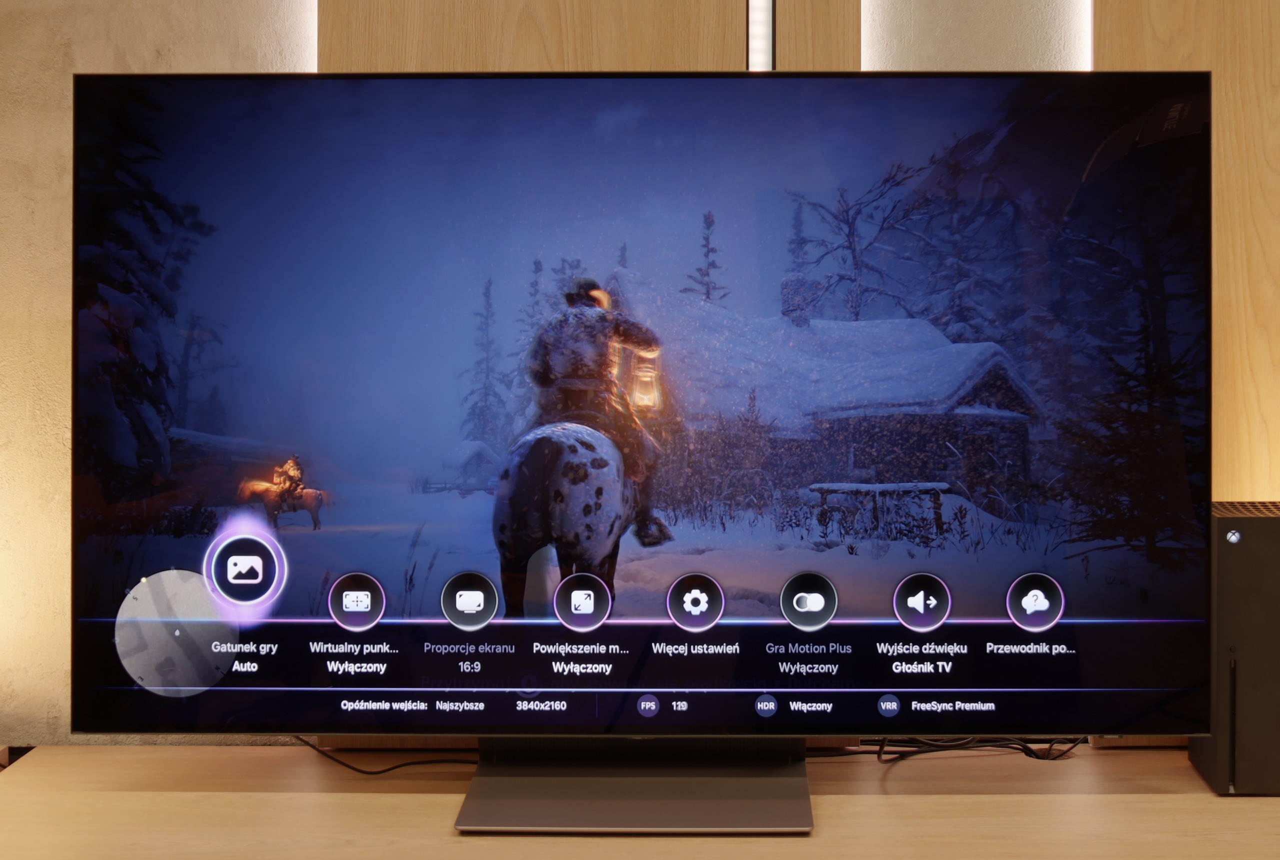 Test SAMSUNG S90F (WOLED) Funkcje dla graczy