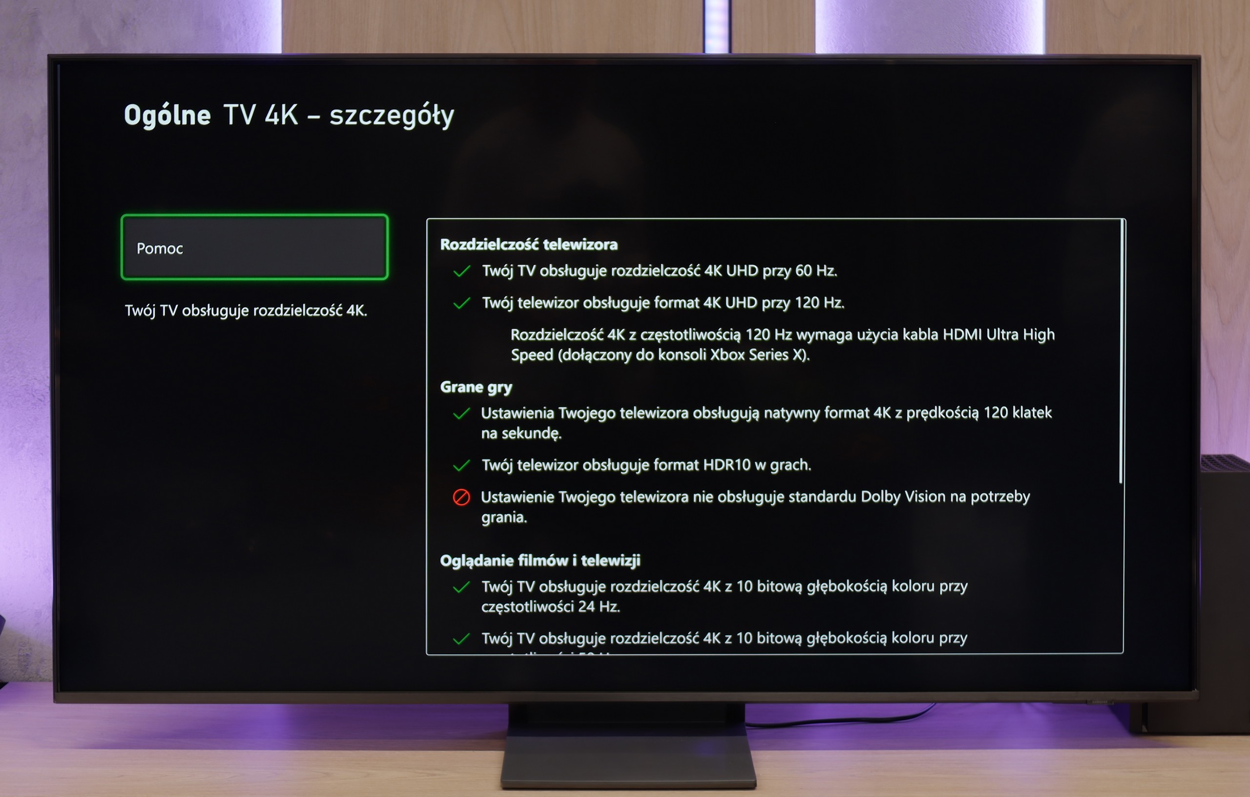 Test Samsung Neo QLED QN70F / QN74F / QN77F Funkcje dla graczy