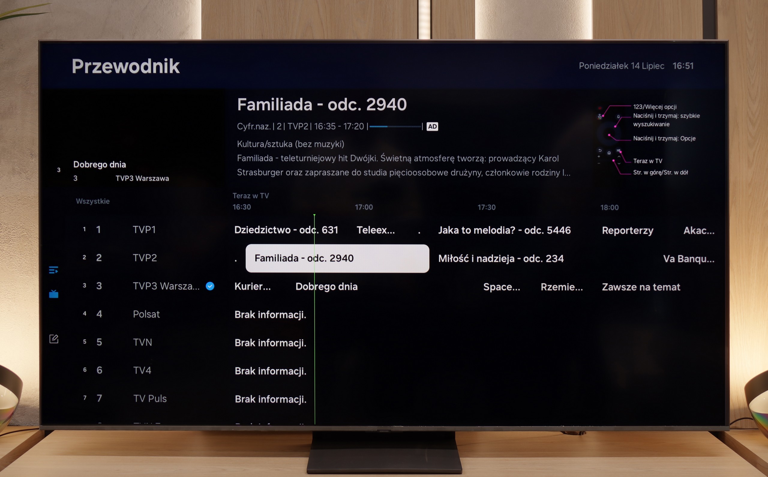 Test Samsung QN80F Funkcje telewizora