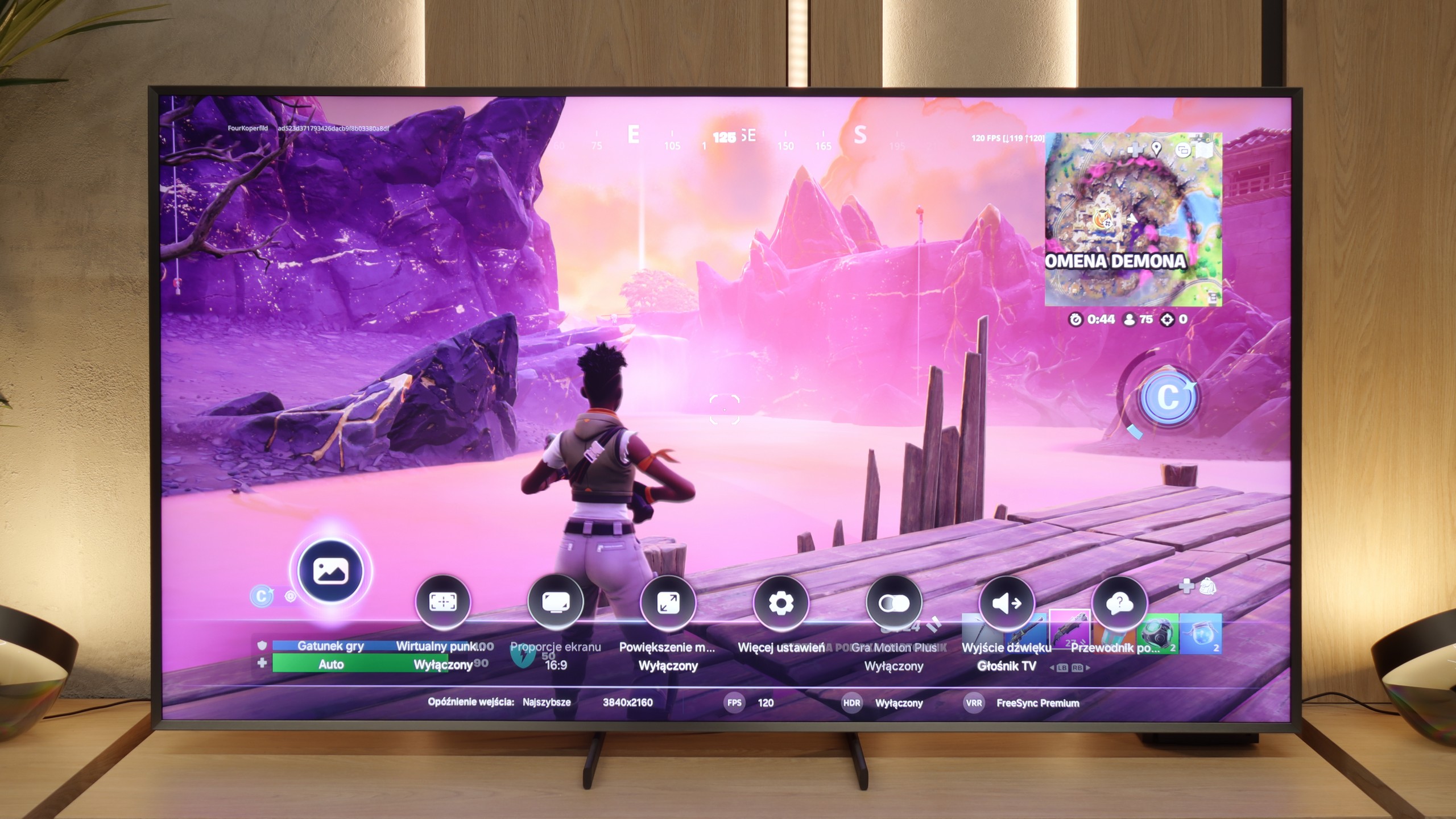 Test Samsung QN900F Funkcje dla graczy