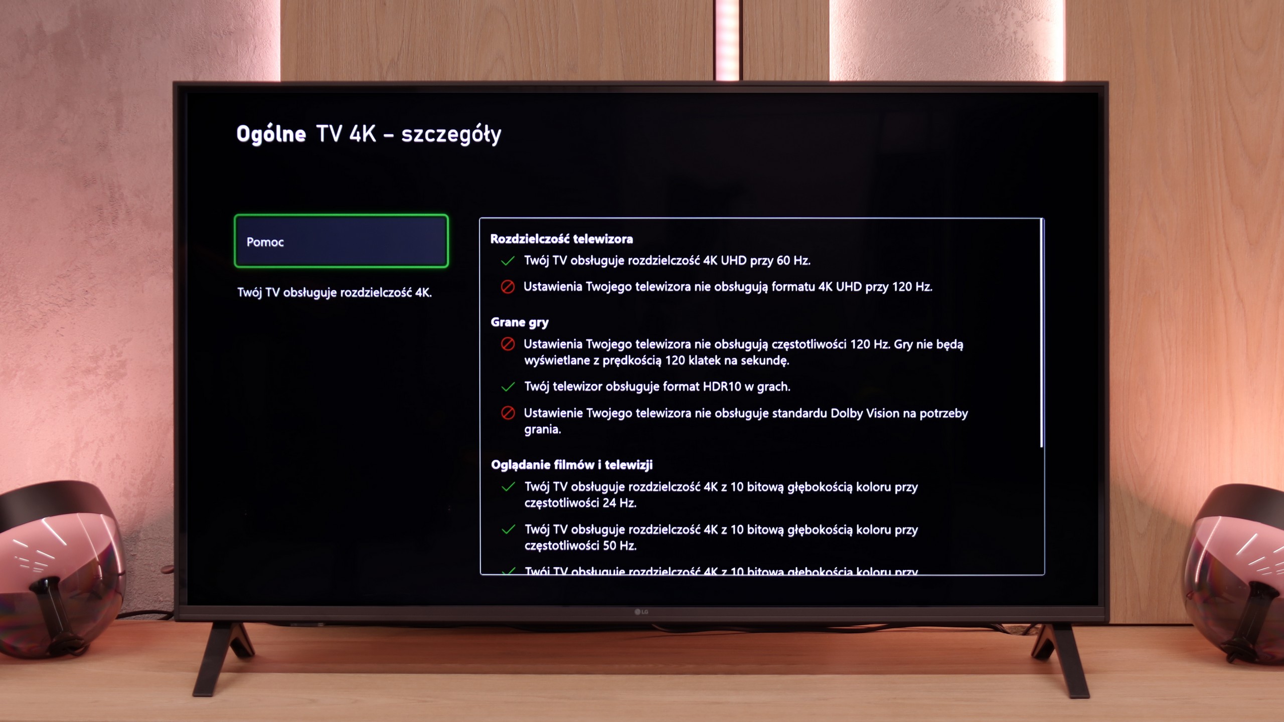 Test LG UA75006LA (IPS) Funkcje dla graczy