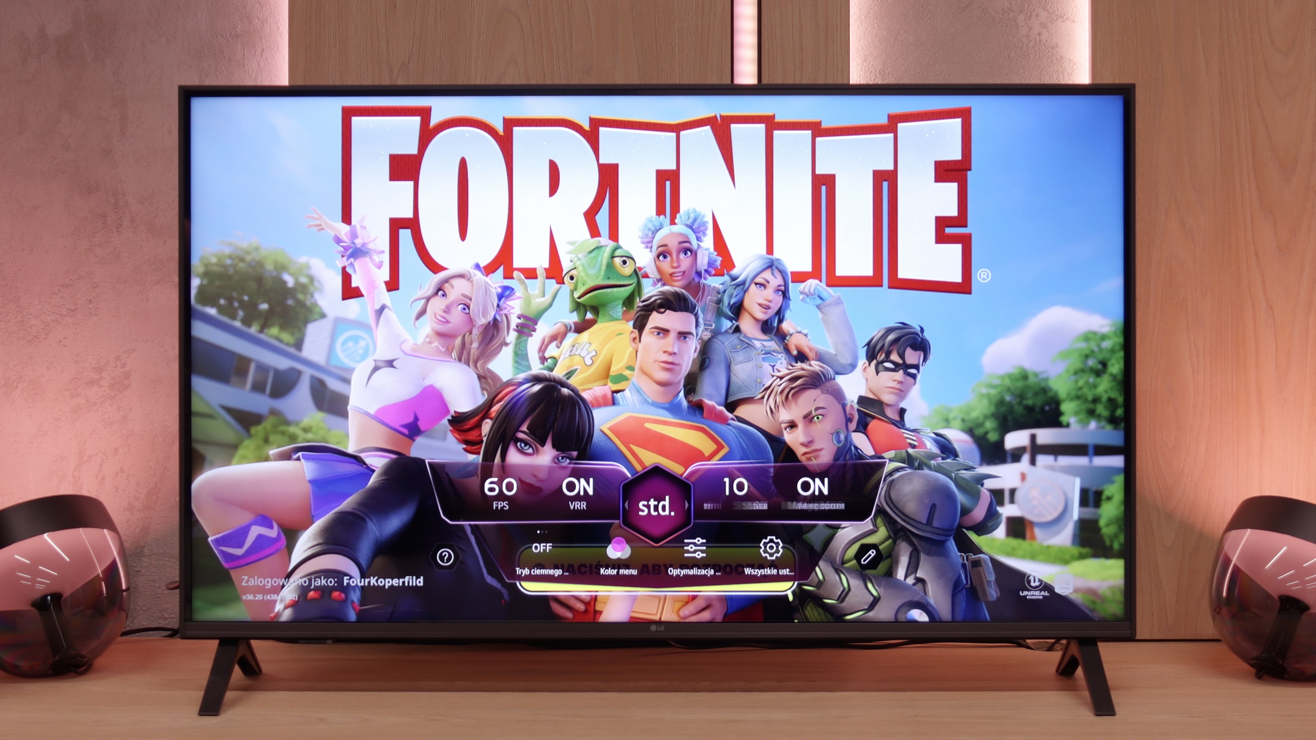 Test LG UA75006LA (IPS) Funkcje dla graczy