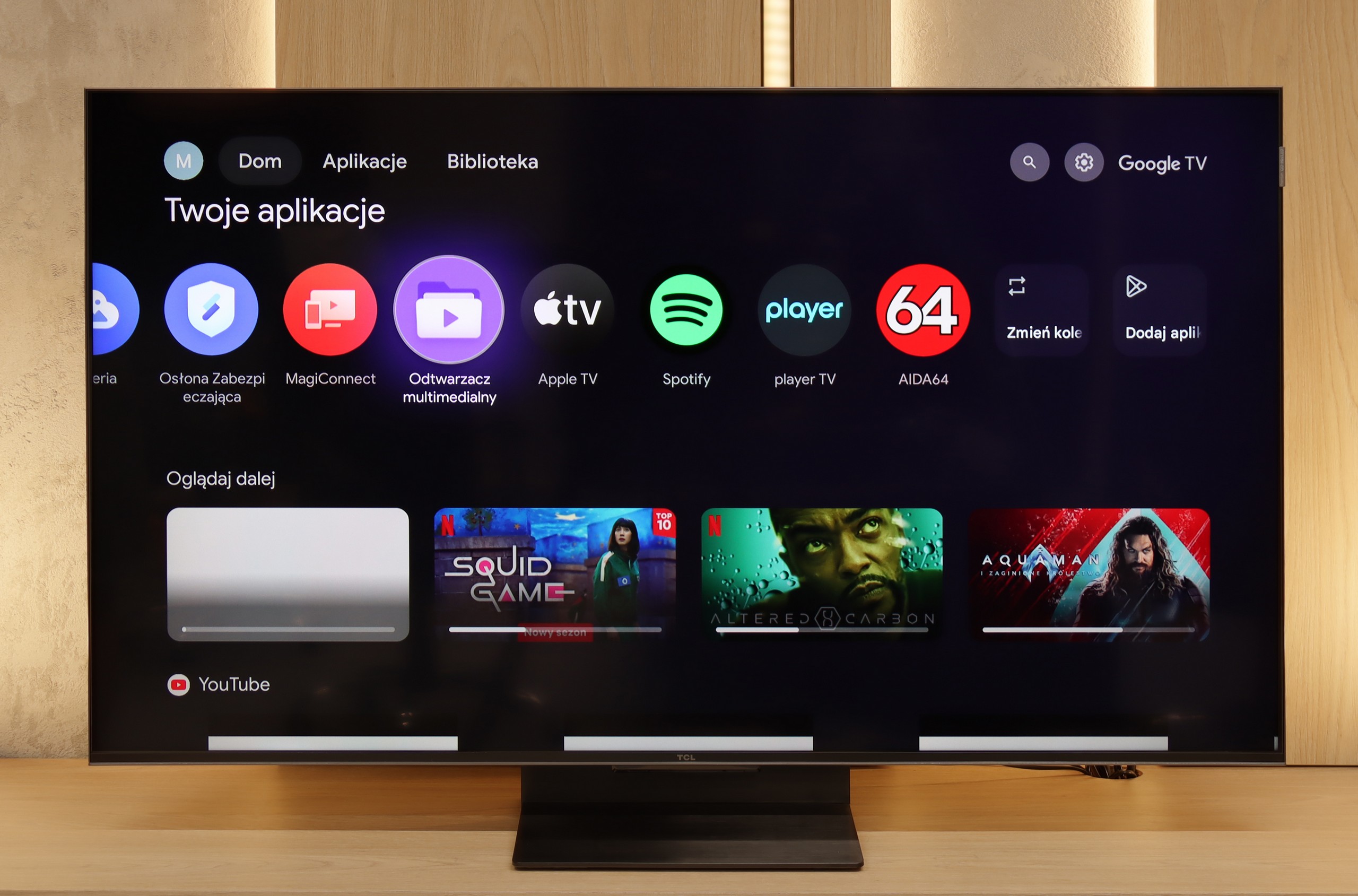 Test TCL C7K / QM7K Funkcje telewizora