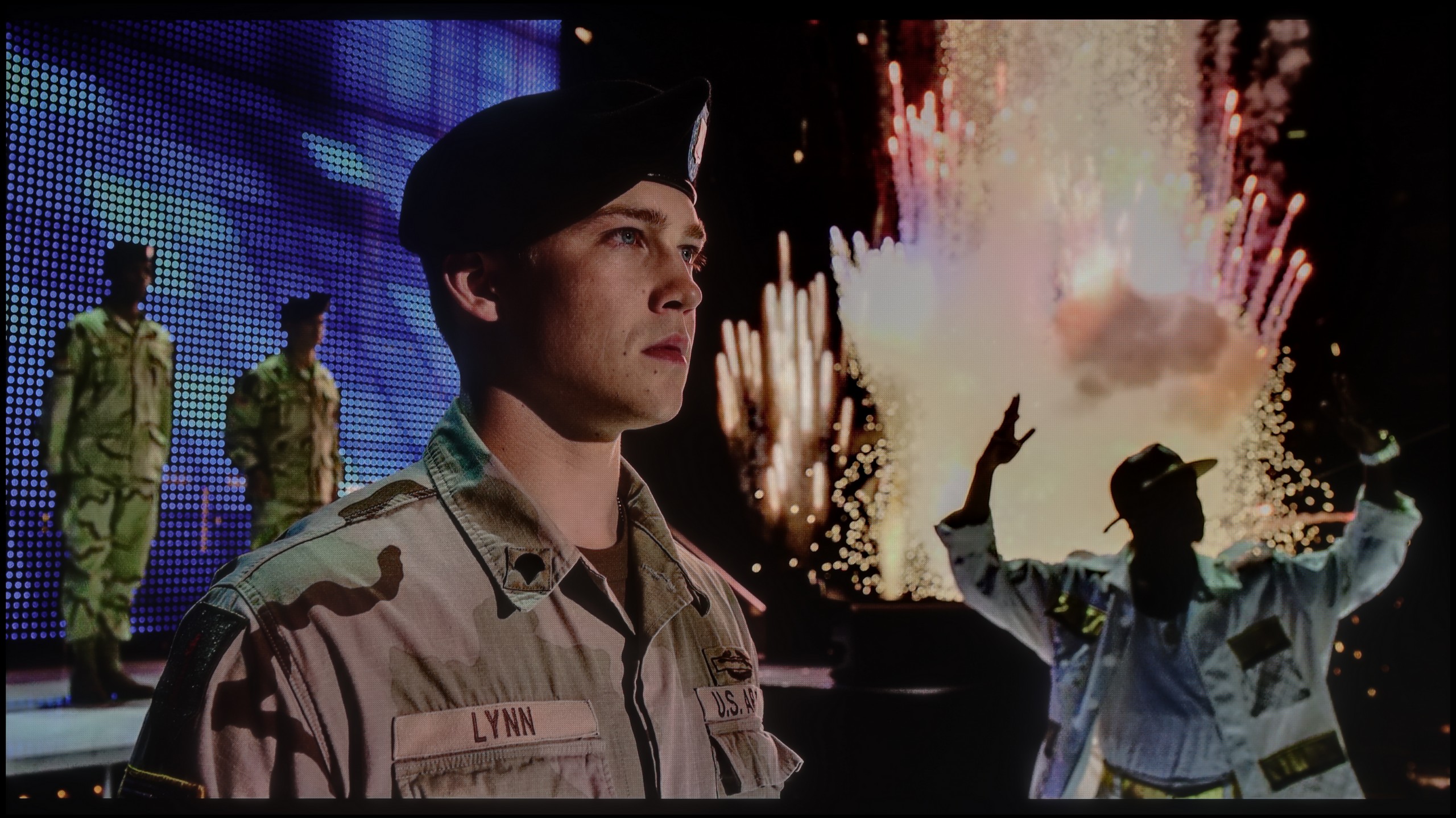 Test Hisense U7Q PRO Scena z filmu Billy Lynn