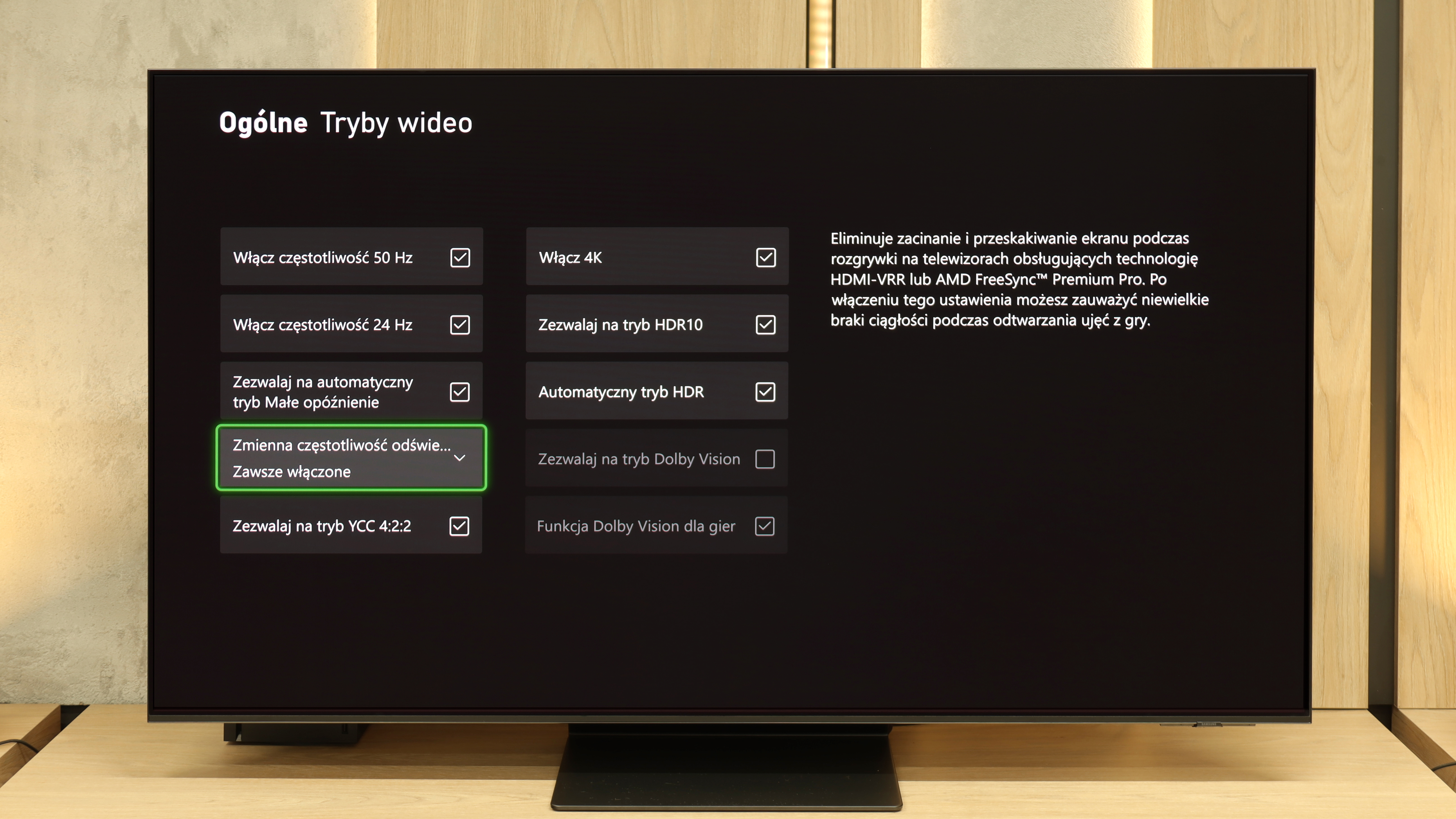Review SAMSUNG OLED S95F (QD-OLED) Console compatibility and gaming features