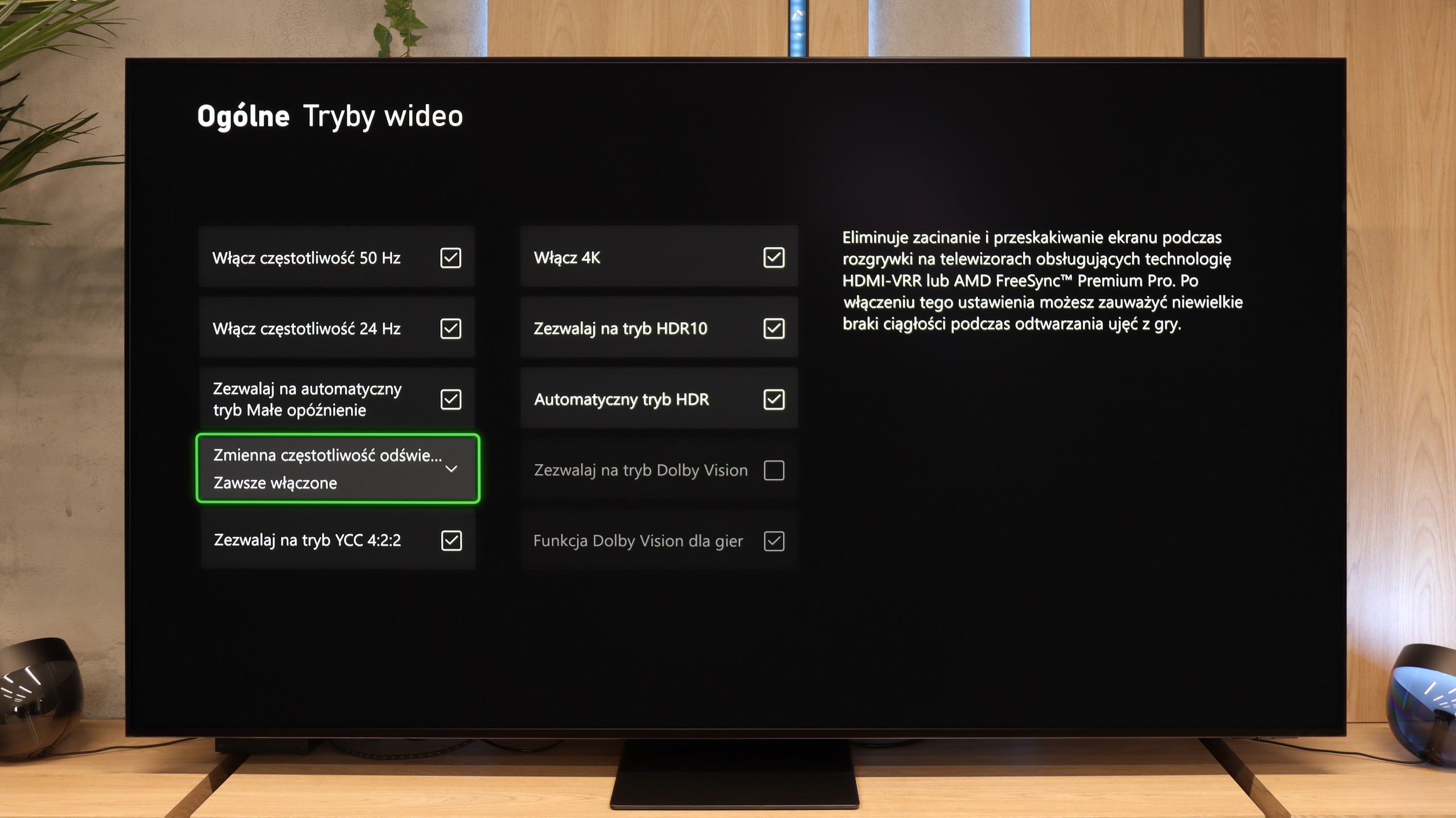 Test Samsung OLED S95F (TANDEM OLED) Funkcje dla graczy