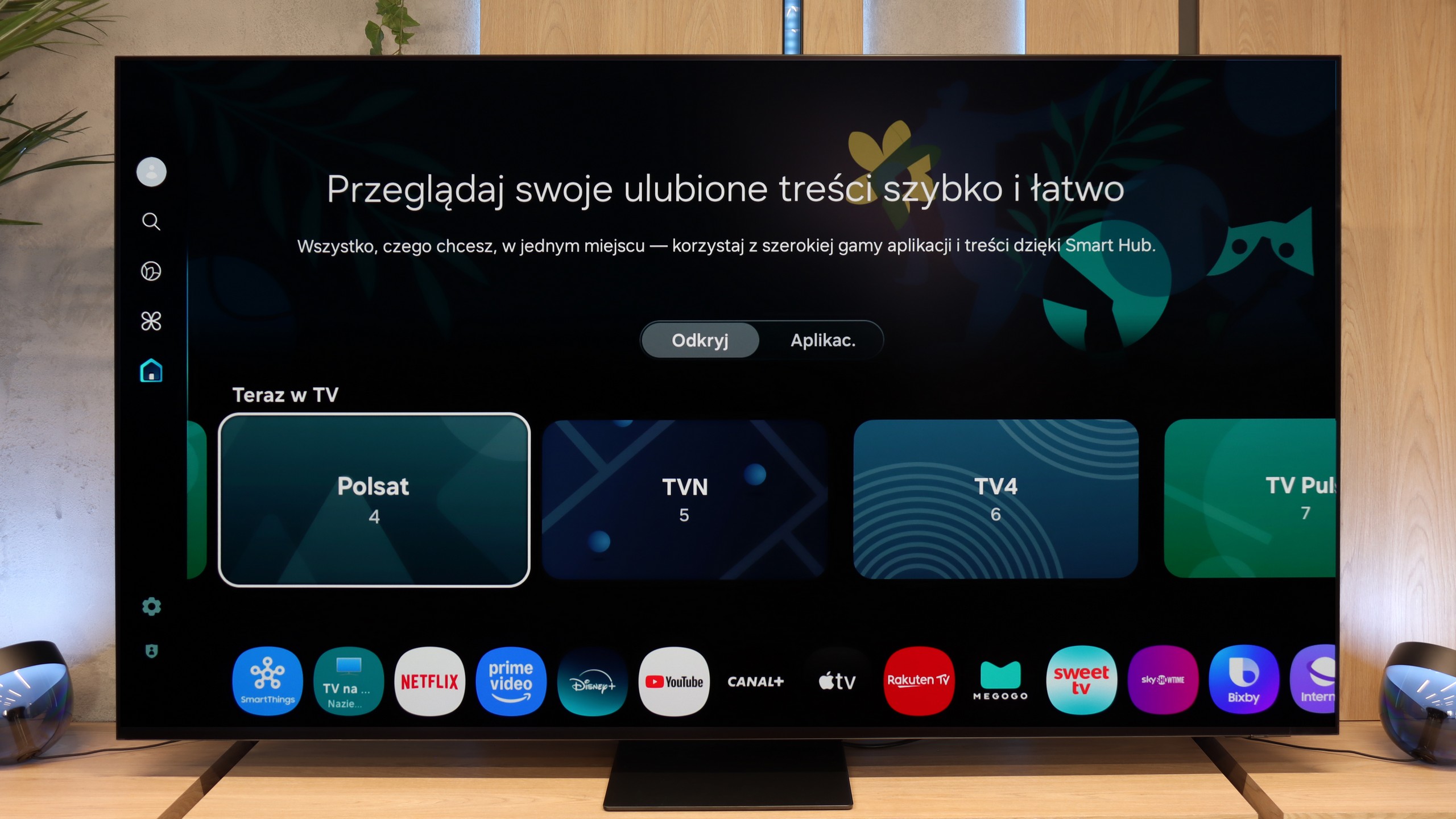 Test Samsung OLED S95F (TANDEM OLED) Funkcje telewizora