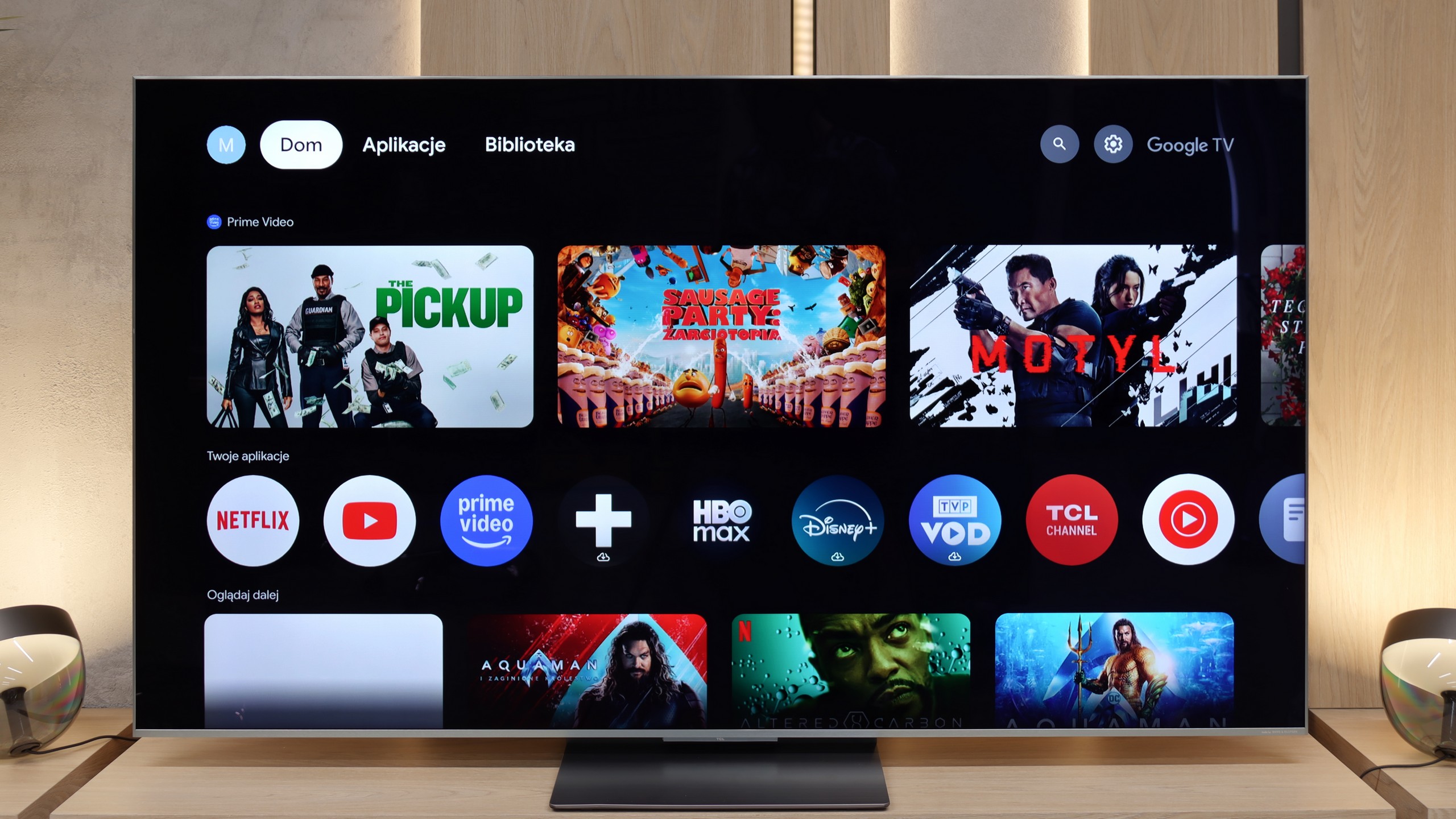 Test TCL C9K Funkcje telewizora