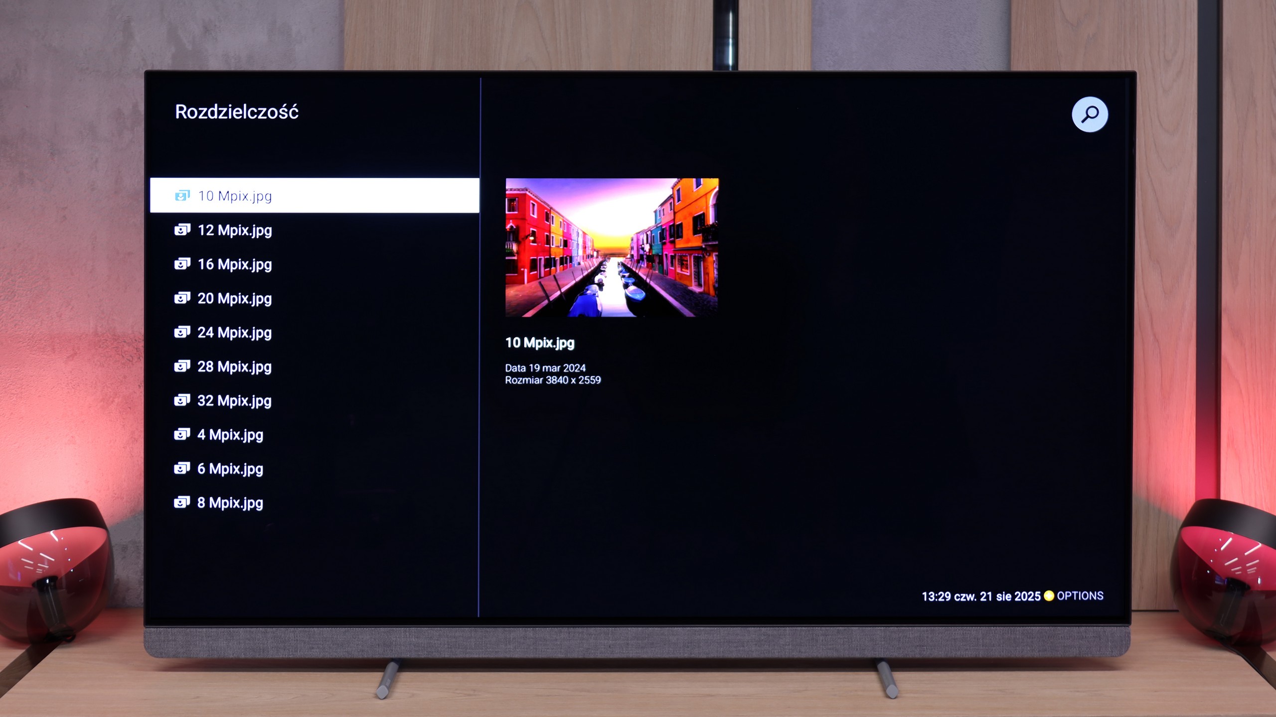 Review Philips OLED910 Playing files from USB