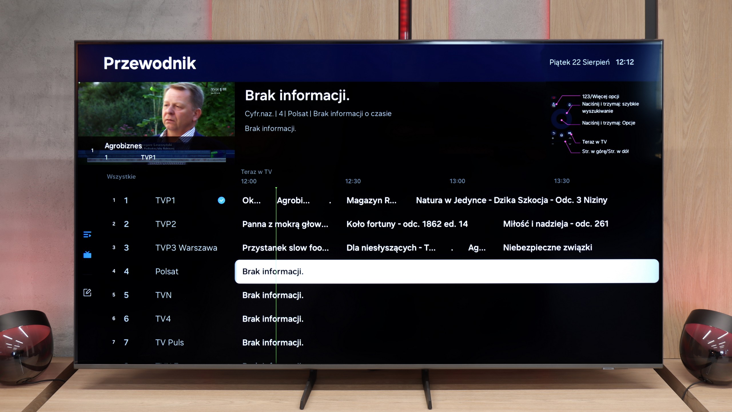 Test Samsung Q8F Funkcje telewizora