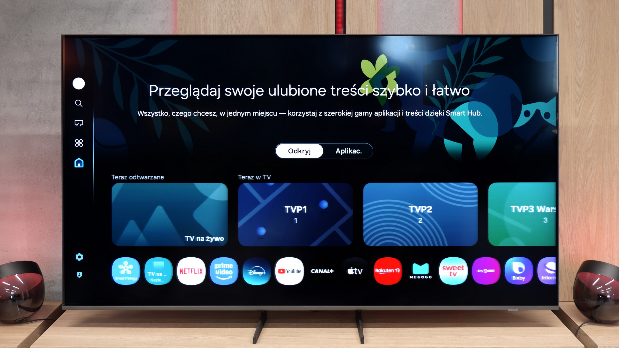 Test Samsung Q8F Funkcje telewizora