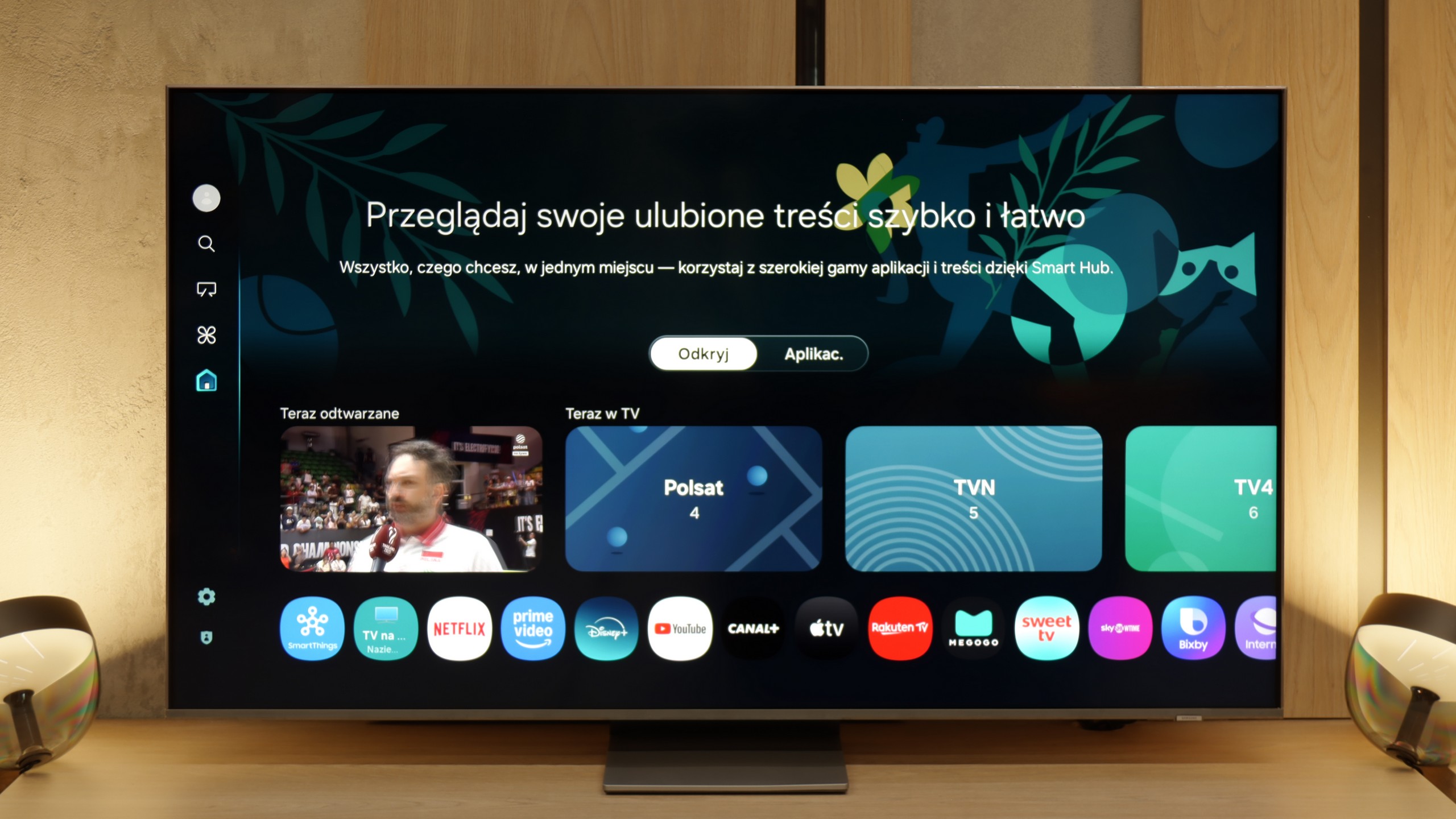 Test Samsung QN85F  Funkcje telewizora