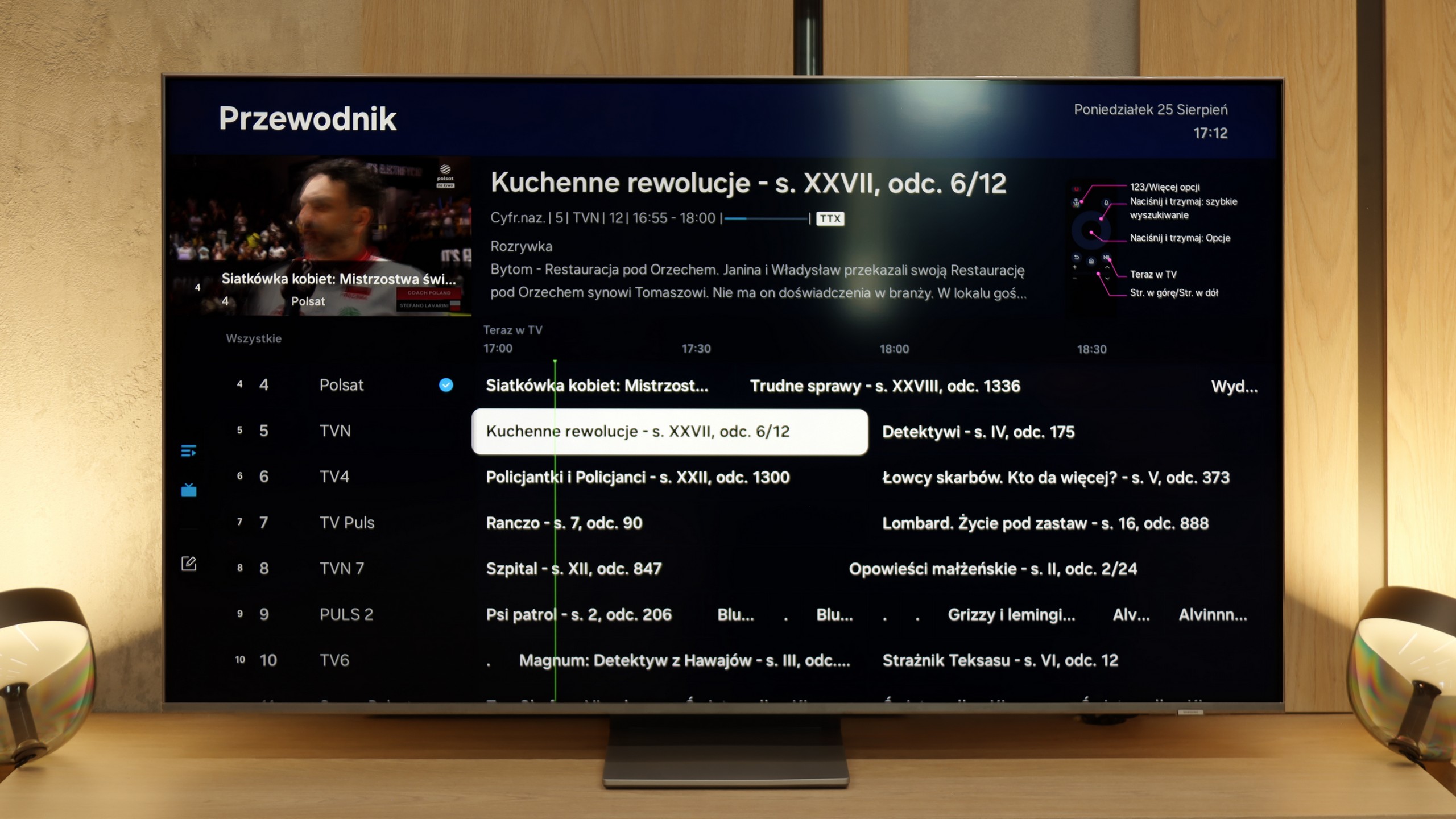 Test Samsung QN85F  Funkcje telewizora