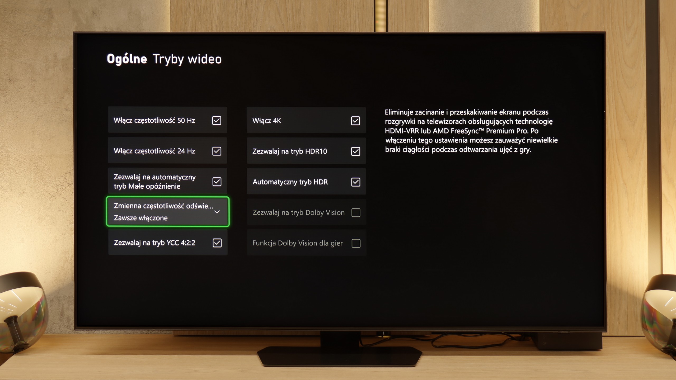 Test Samsung QN92F / QN90F Funkcje dla graczy