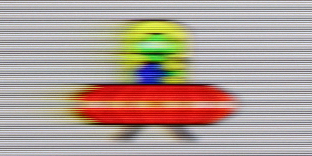 Review Panasonic W95B Blur (native resolution, maximum refresh rate)