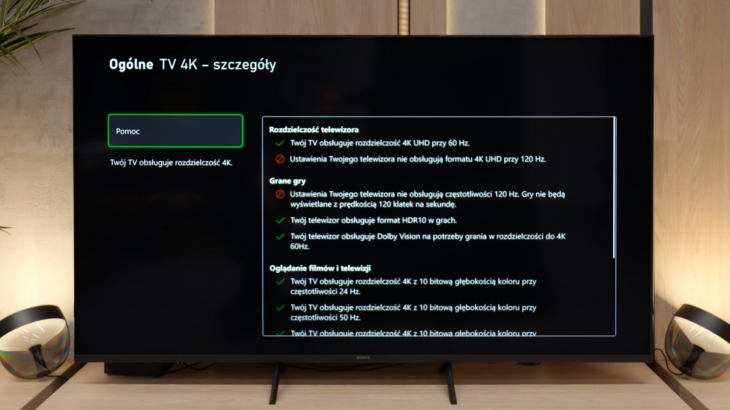 Review Sony Bravia 3 50' (VA) Console compatibility and gaming features