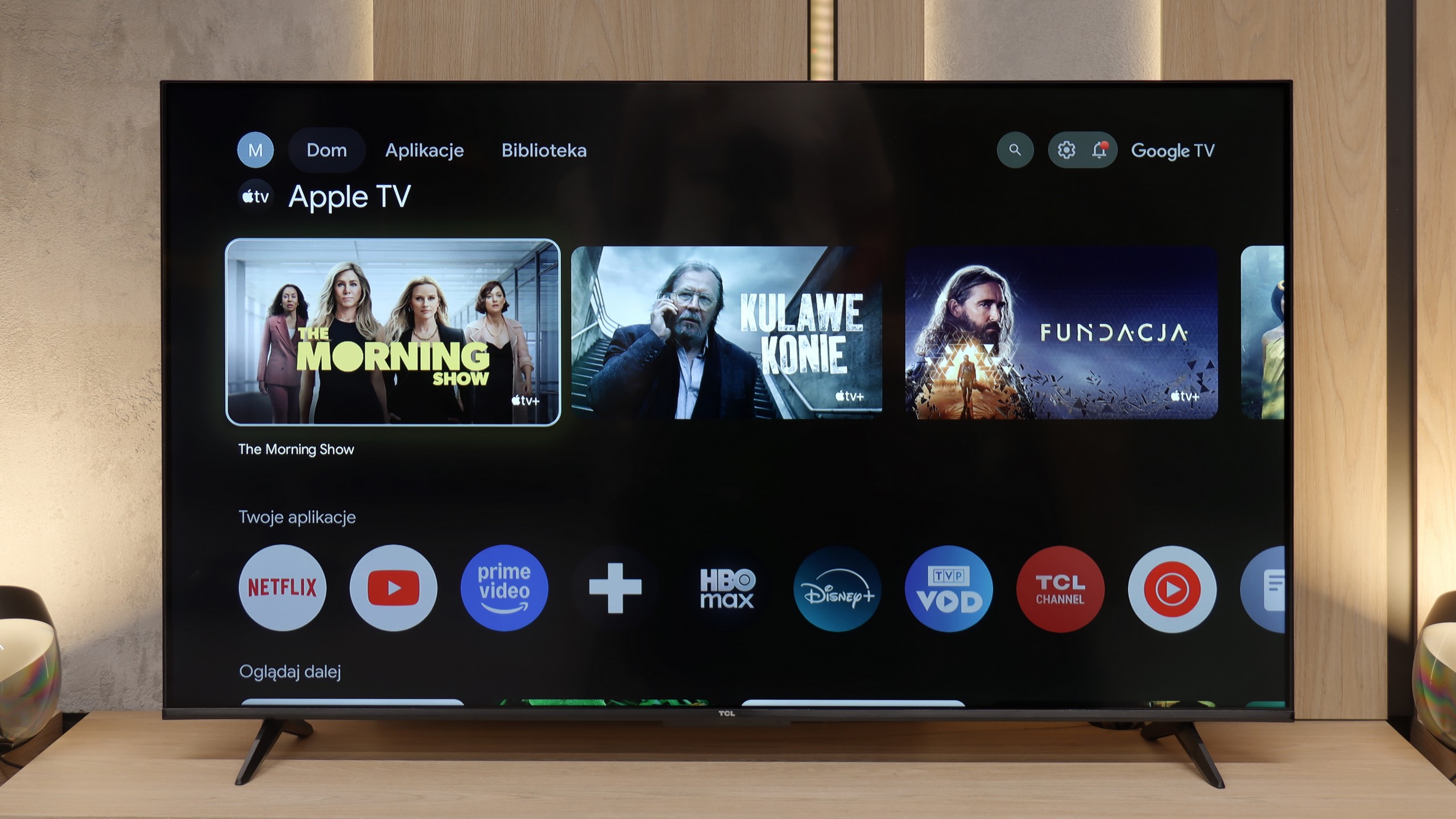 Test TCL V6C Funkcje telewizora