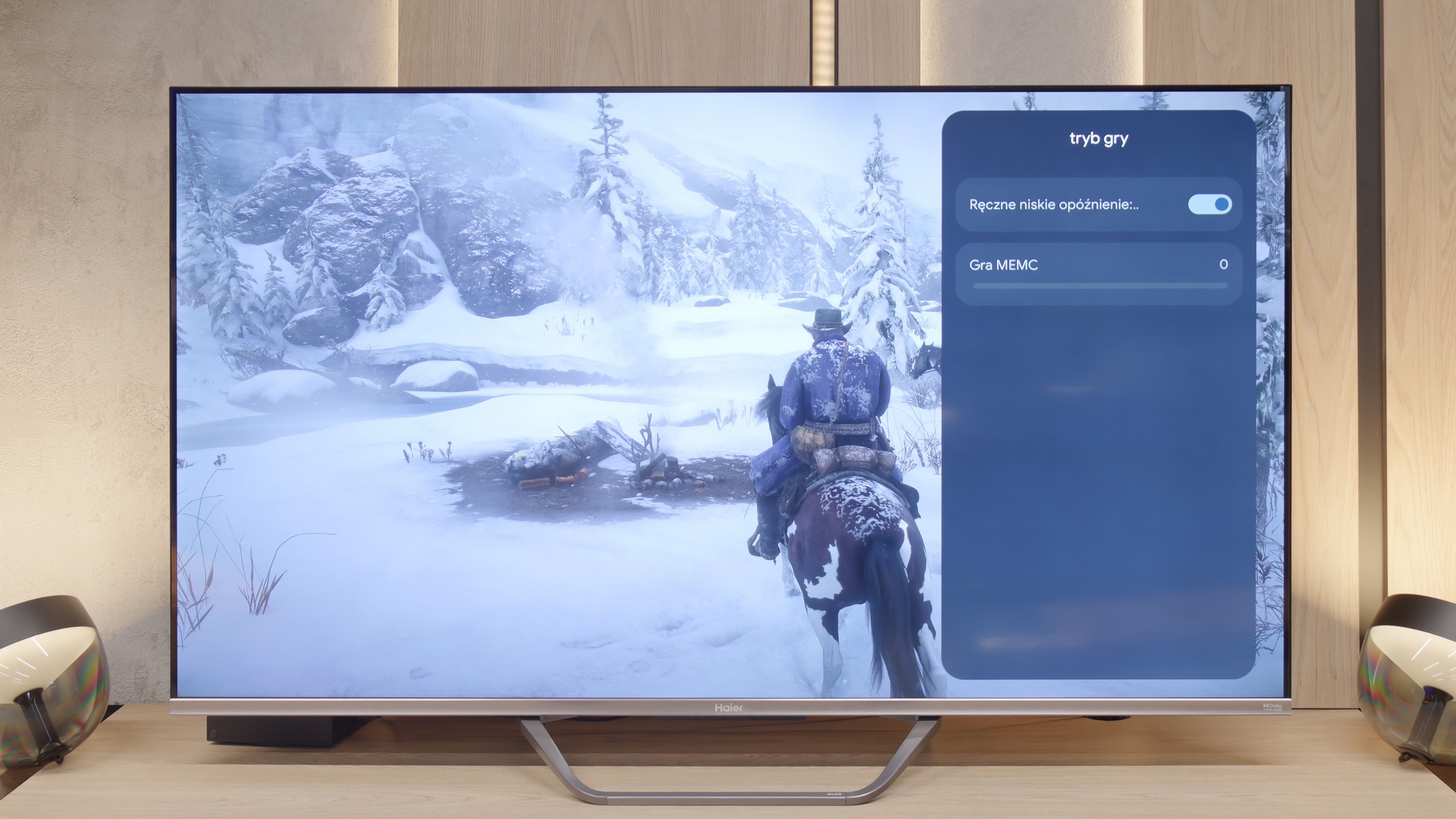 Review Haier Q80FUX Console compatibility and gaming features