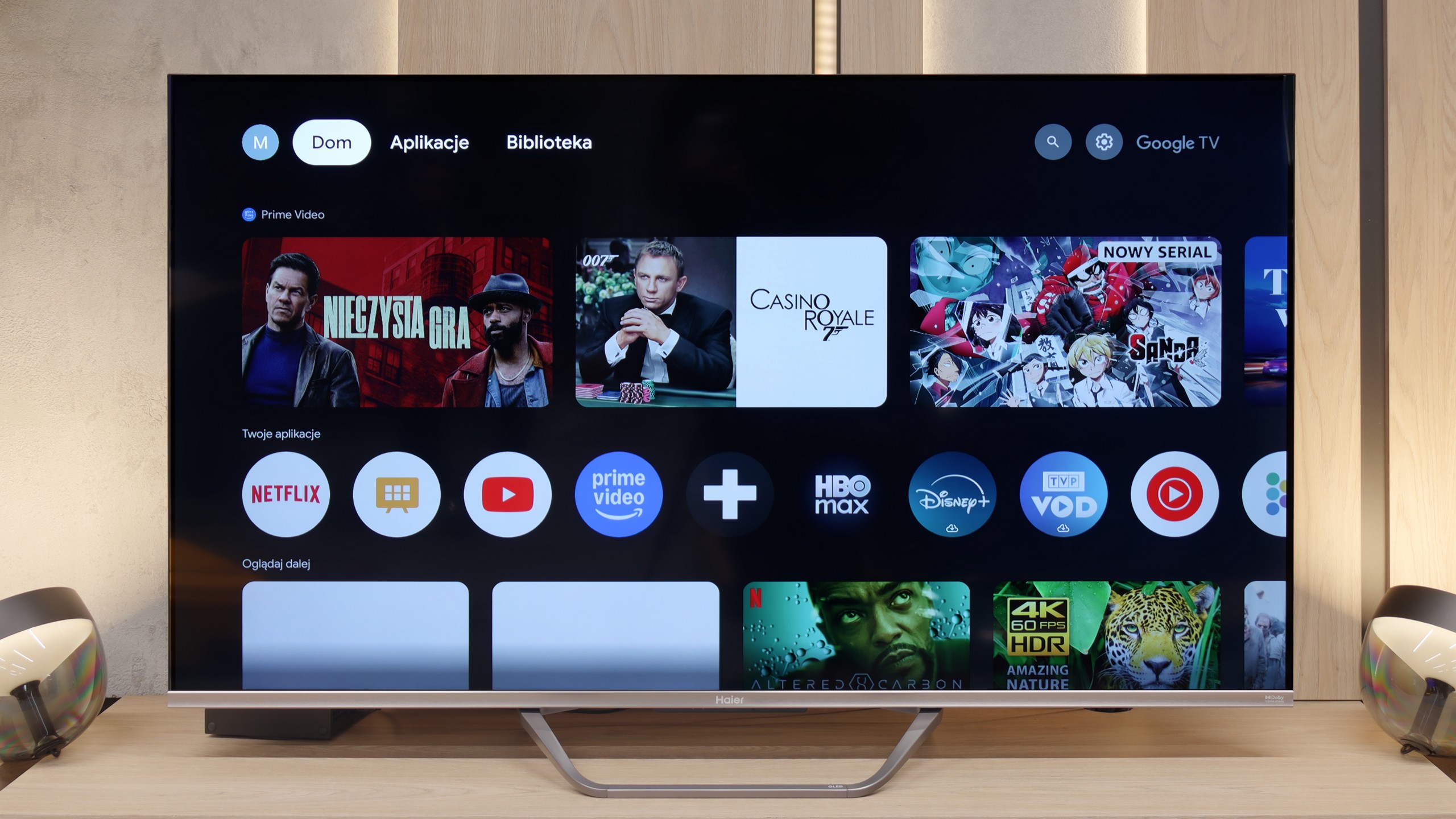 Review Haier Q80FUX TV features