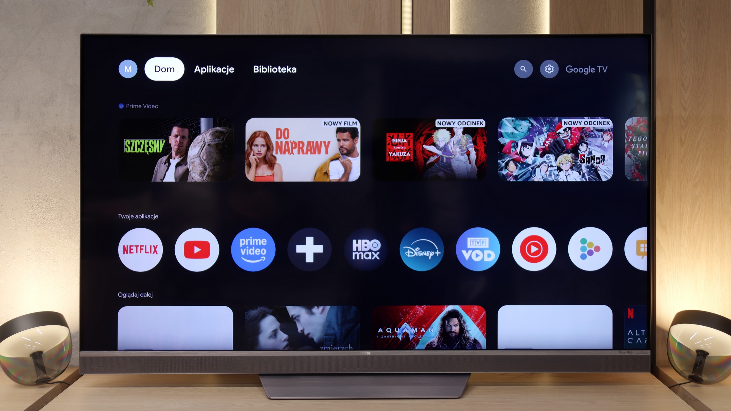 Review Haier M95E TV features