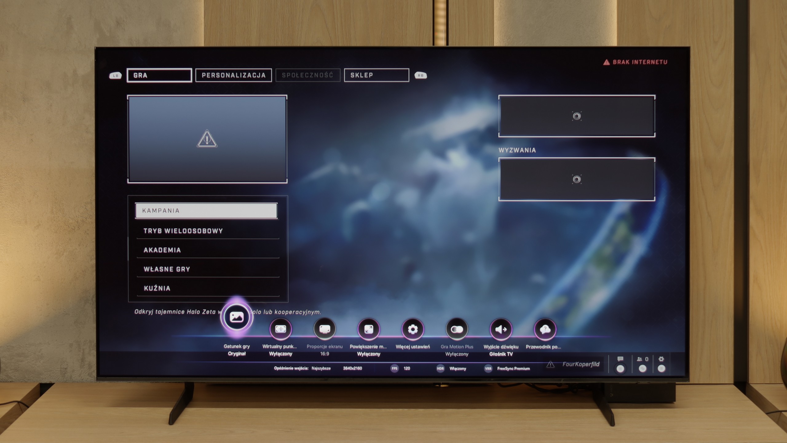 Test Samsung OLED S85F (WOLED) Funkcje dla graczy