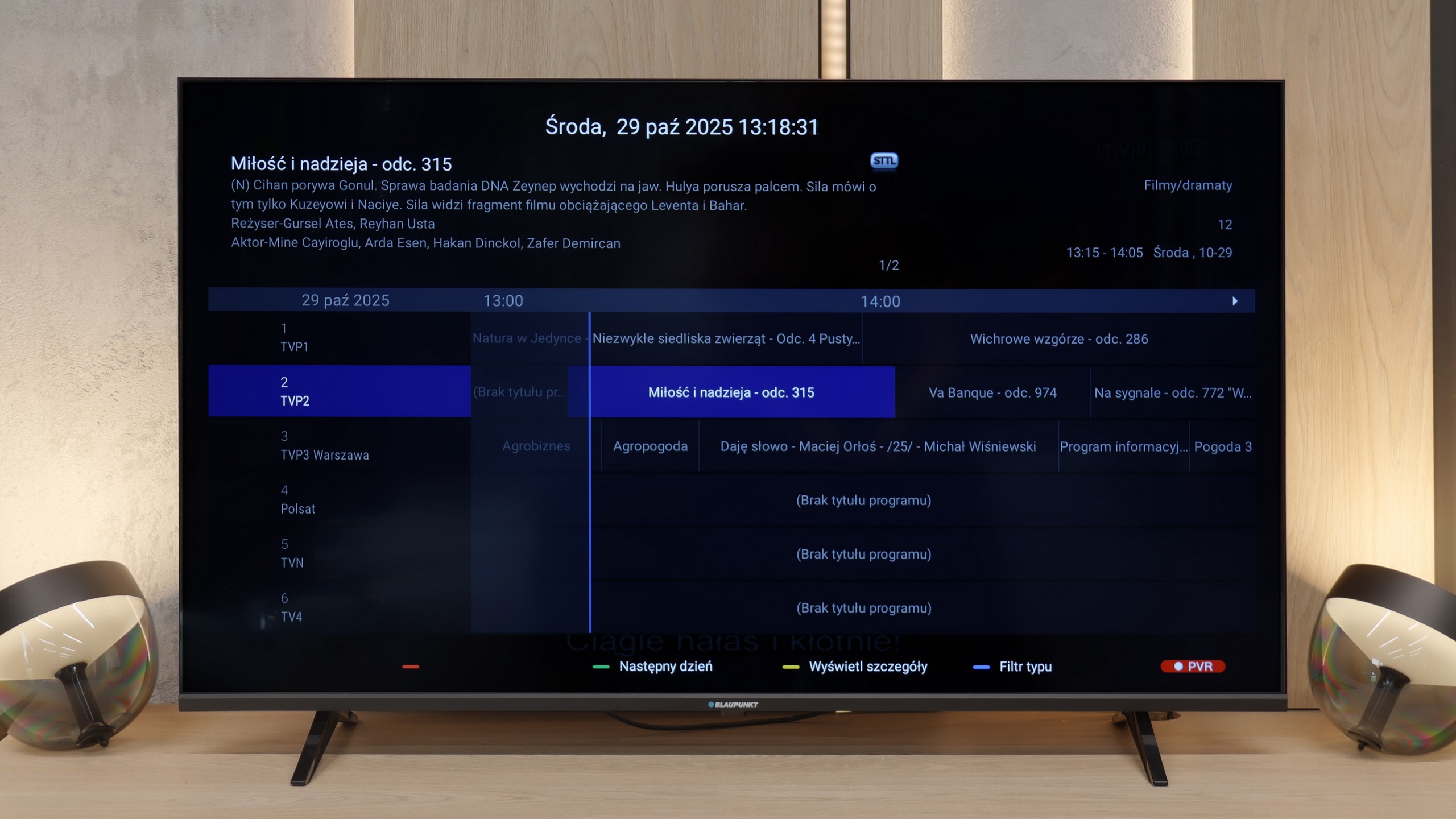 Test Blaupunkt UGC5500S Funkcje telewizora