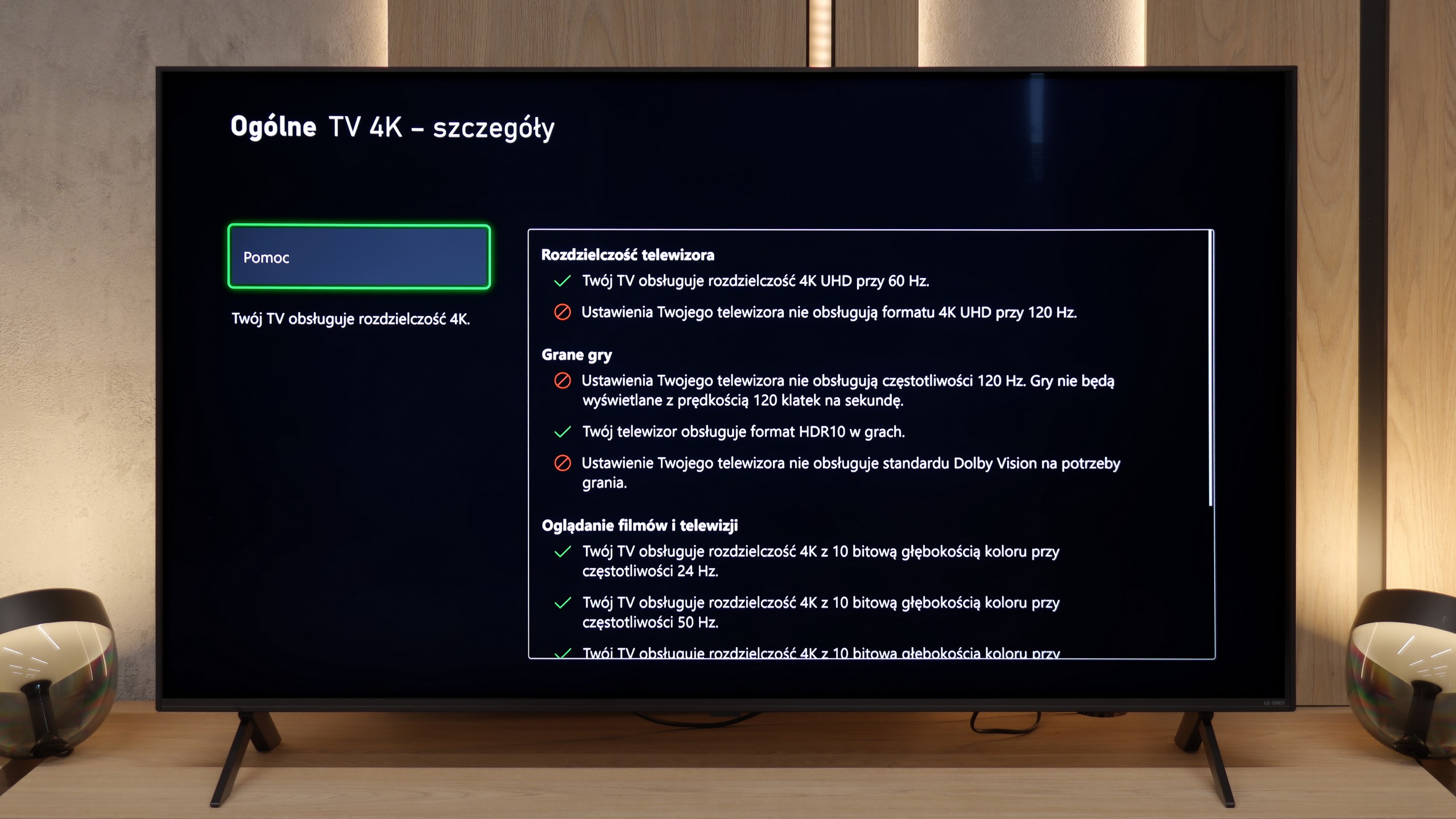 Review LG QNED80A6A (VA) Console compatibility and gaming features