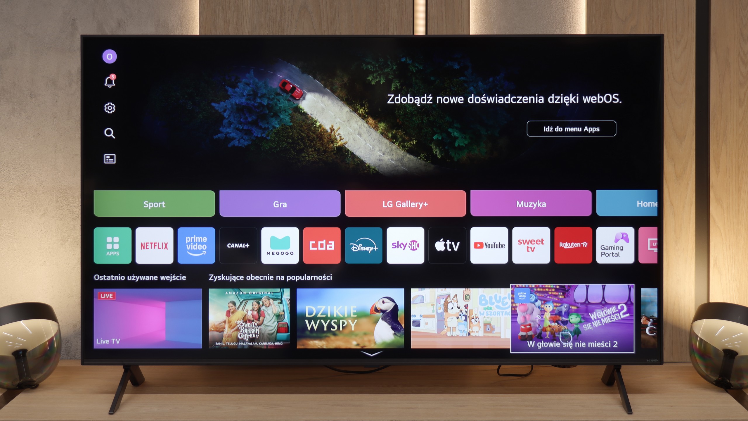 Review LG QNED80A6A (IPS) TV features