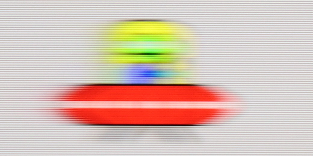 Test Sharp GL4760E Smużenie (natywna rozdzielczość, maks odświeżanie)