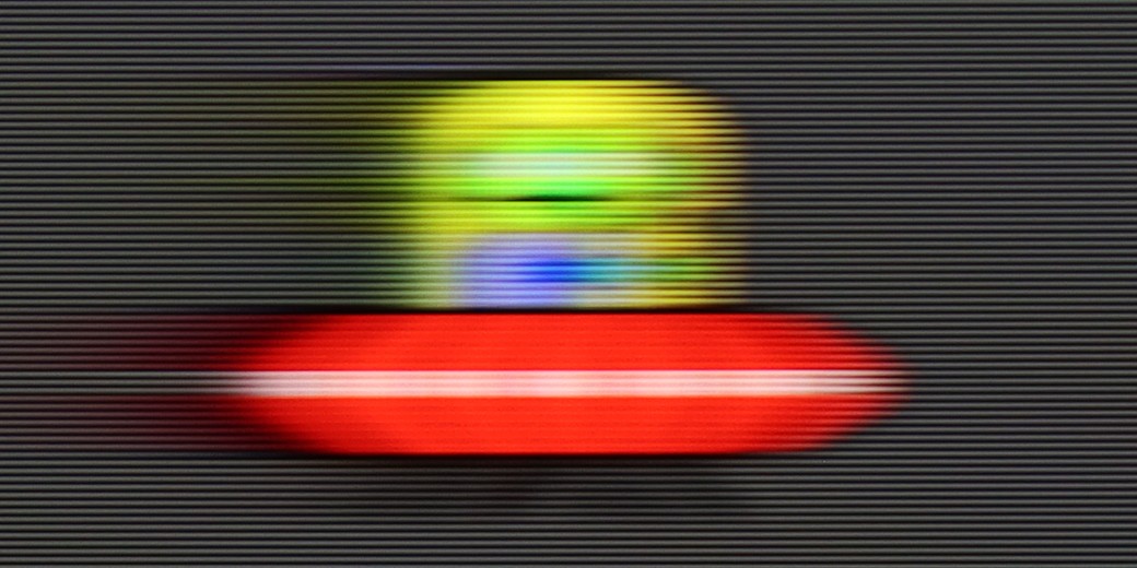 Test Sharp GL4760E Smużenie (natywna rozdzielczość, maks odświeżanie)