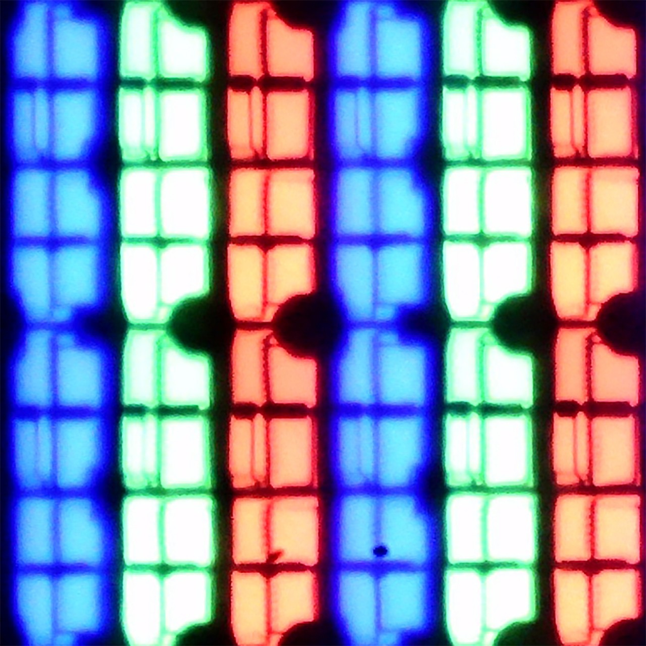 Test Sharp GL4760E Szczegóły dotyczące matrycy