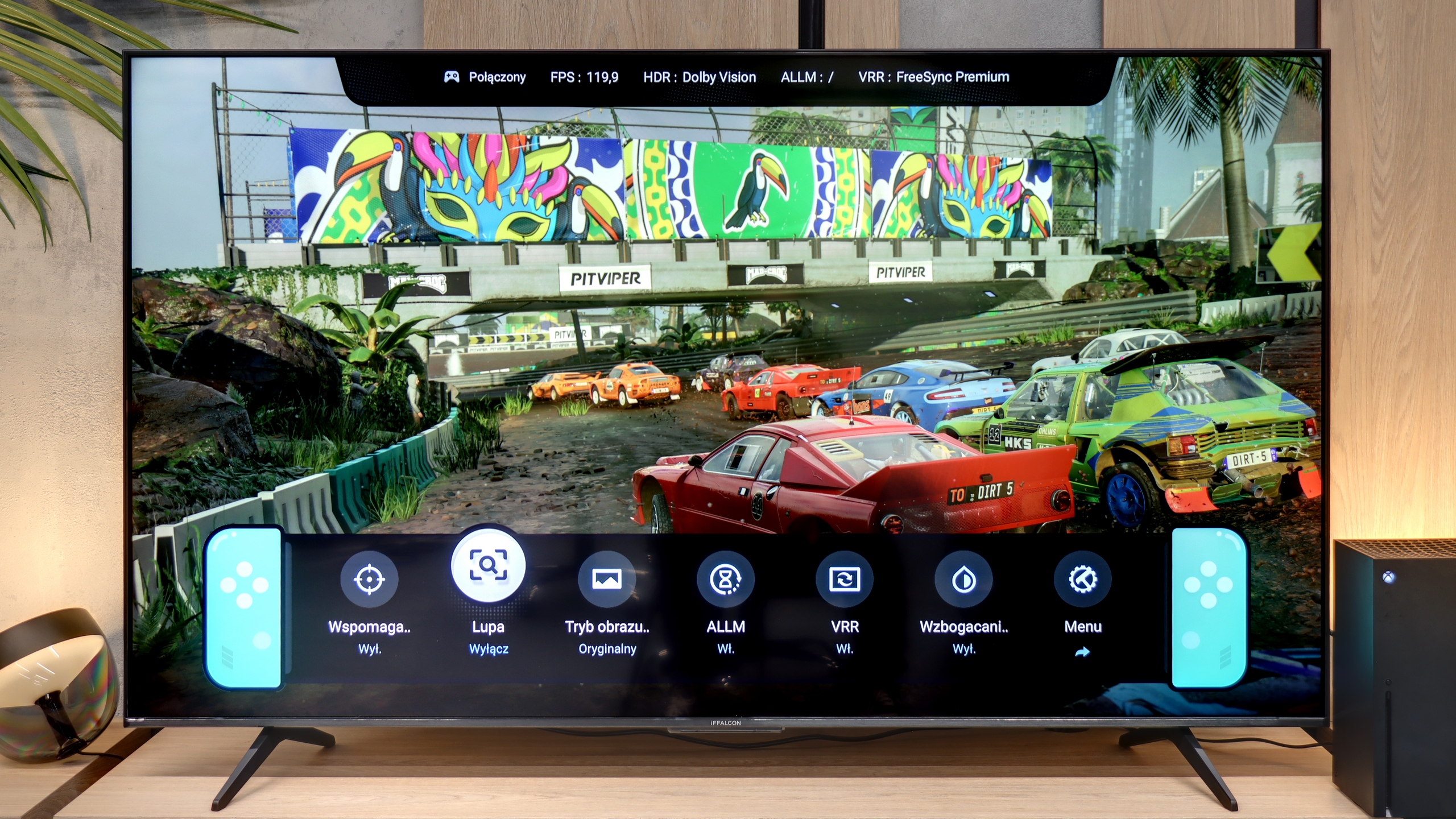 Review IFFALCON U85X Console compatibility and gaming features