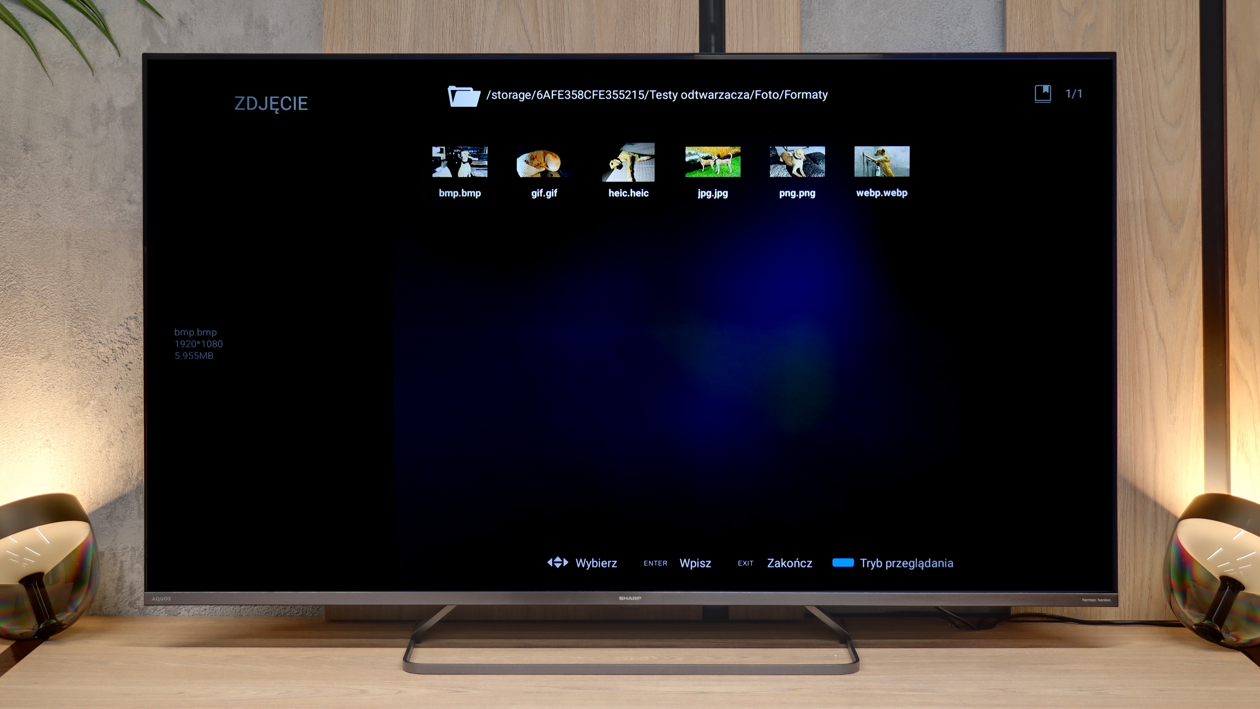 Review SHARP JP7765E Playing files from USB